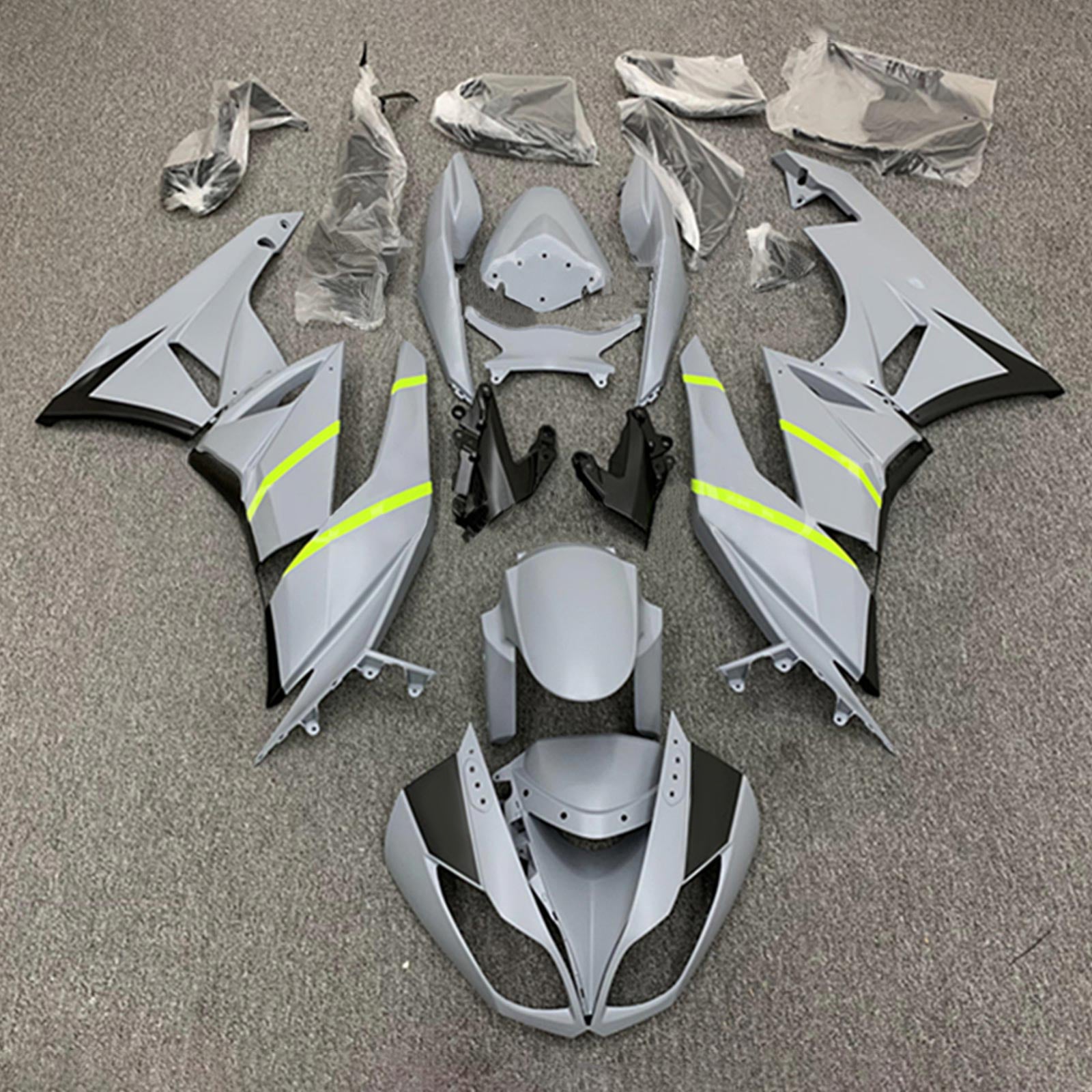 Kawasaki ZX6R 636 2009-2012 Fairing Kit Bodywork Plastic ABS