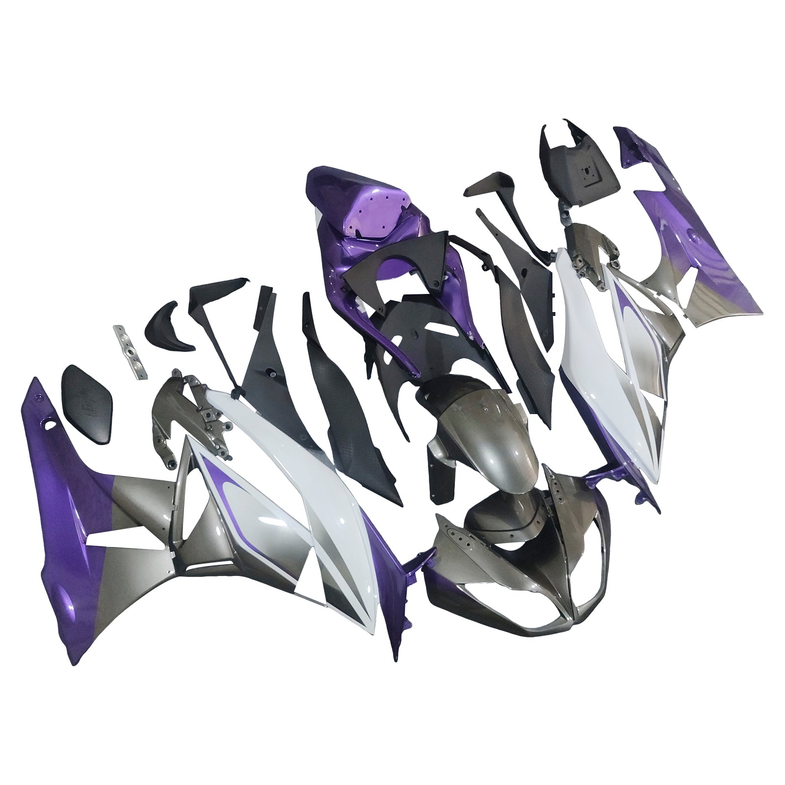 Kawasaki ZX6R 636 2009-2012 Fairing Kit Bodywork Plastic ABS