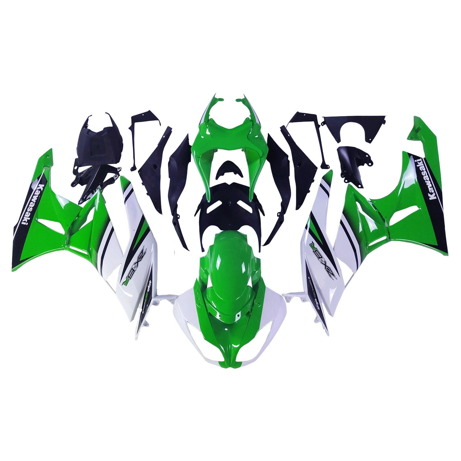 Kawasaki ZX6R 636 2009-2012 Fairing Kit Bodywork Plastic ABS