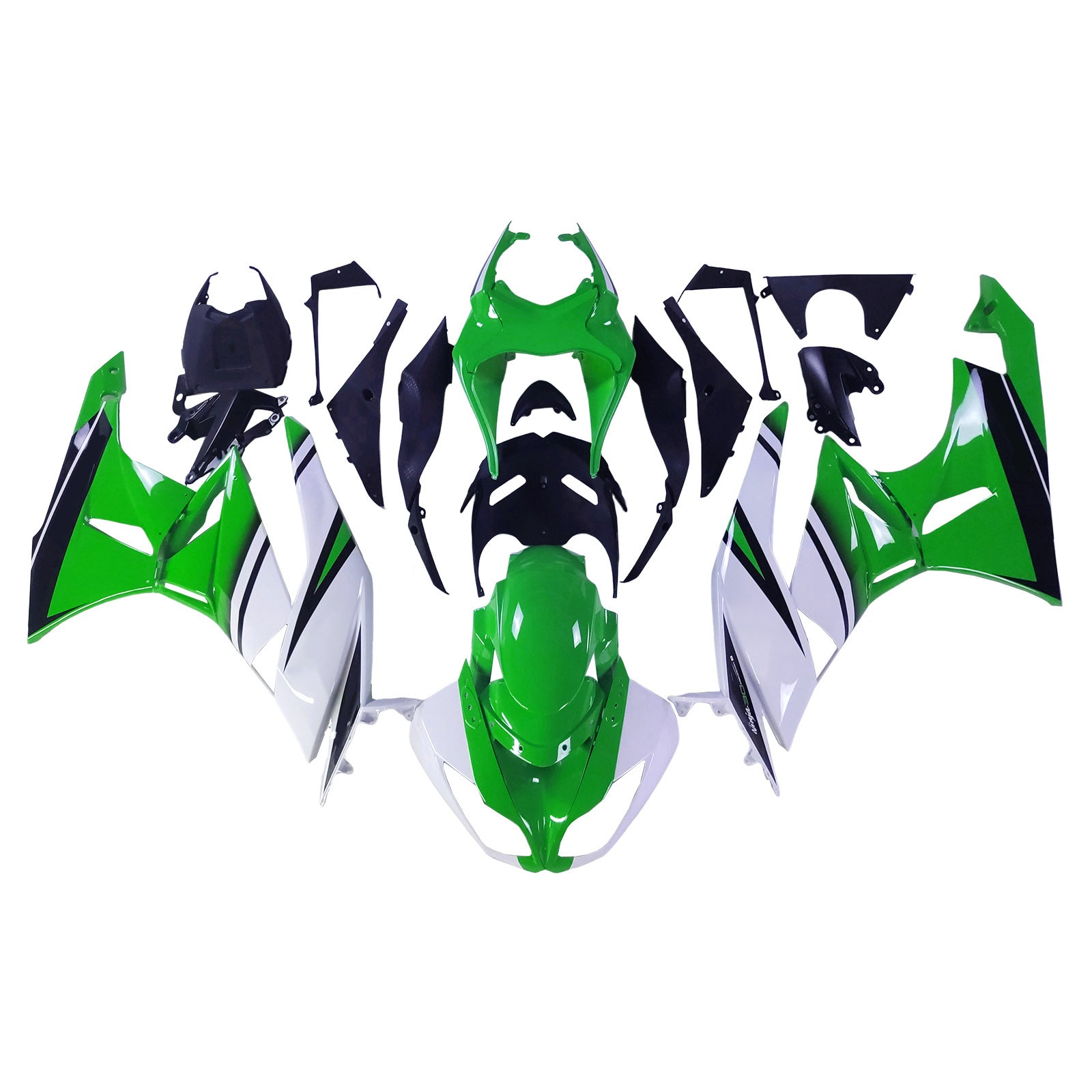 Kawasaki ZX6R 636 2009-2012 Fairing Kit Bodywork Plastic ABS