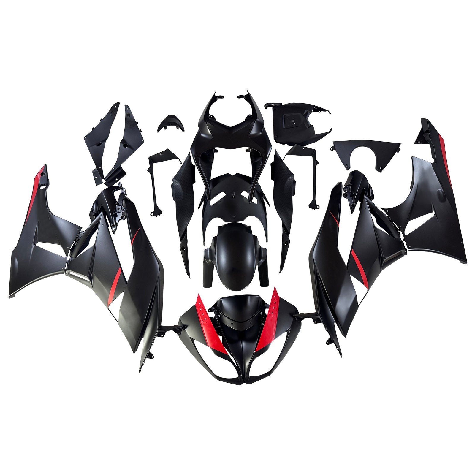 Injection Fairing Kit Bodywork Plastic ABS fit For 2009-2012 Kawasaki ZX6R 636