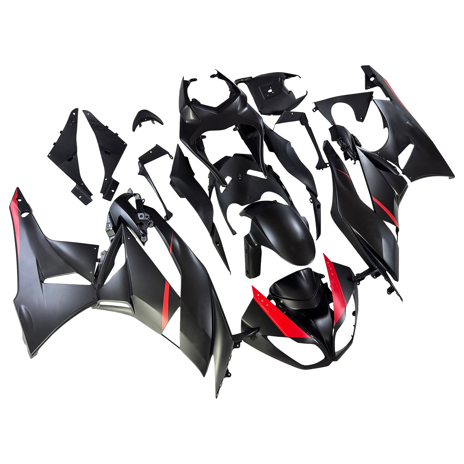 Injection Fairing Kit Bodywork Plastic ABS fit For 2009-2012 Kawasaki ZX6R 636