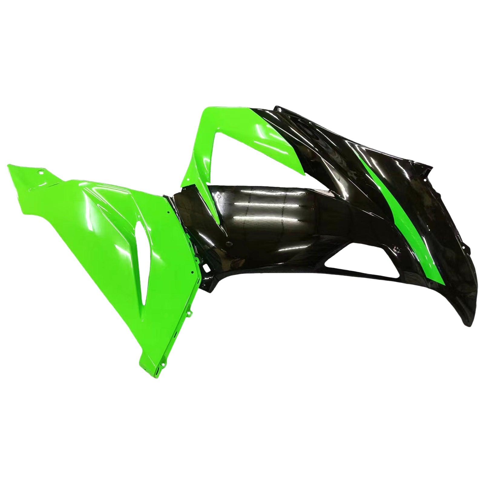Carenados 2013-2018 Plásticos Kawasaki ZX6R 636 Verde Negro Ninja Genérico