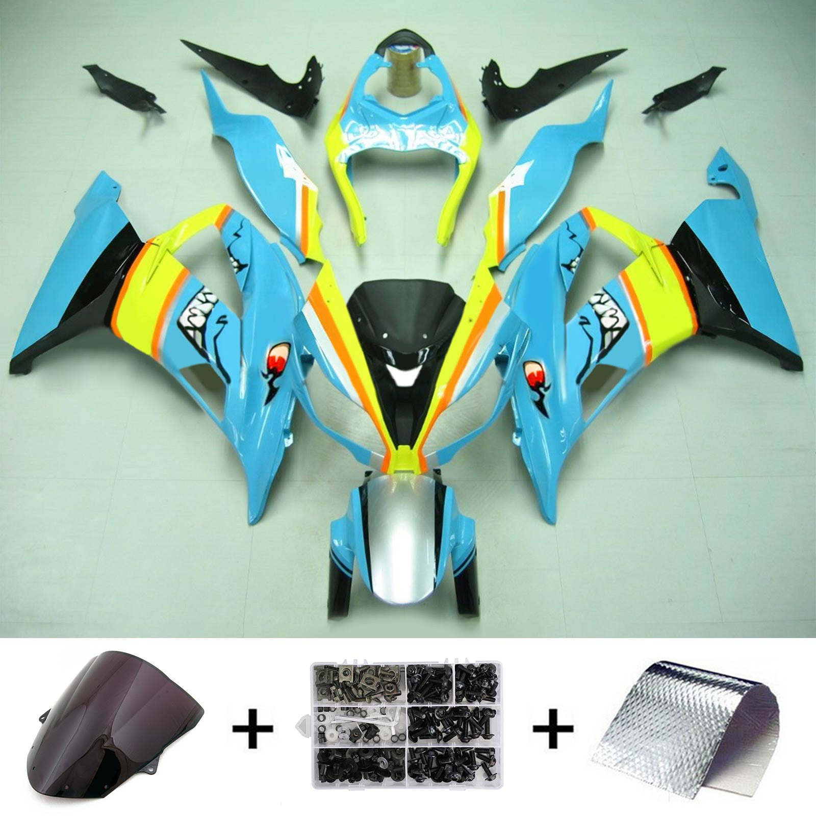 Kit Carenado Para Kawasaki ZX6R 636 2013-2018 Genérico