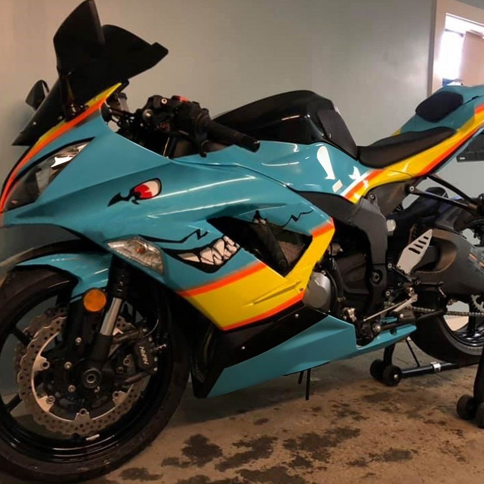 Kit Carenado Para Kawasaki ZX6R 636 2013-2018 Genérico