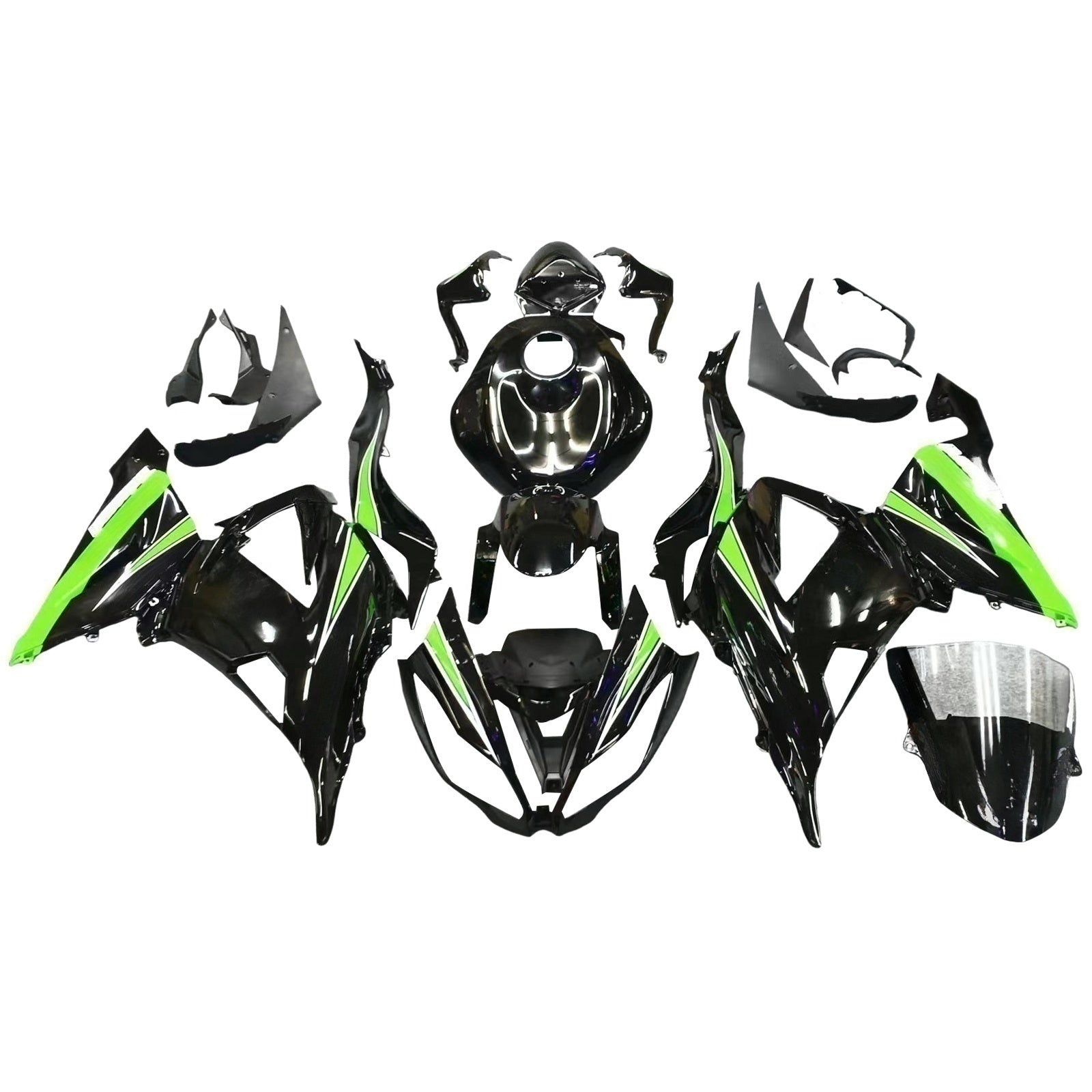 Kawasaki ZX6R 636 2013-2018 Fairing Kit Bodywork Plastic ABS