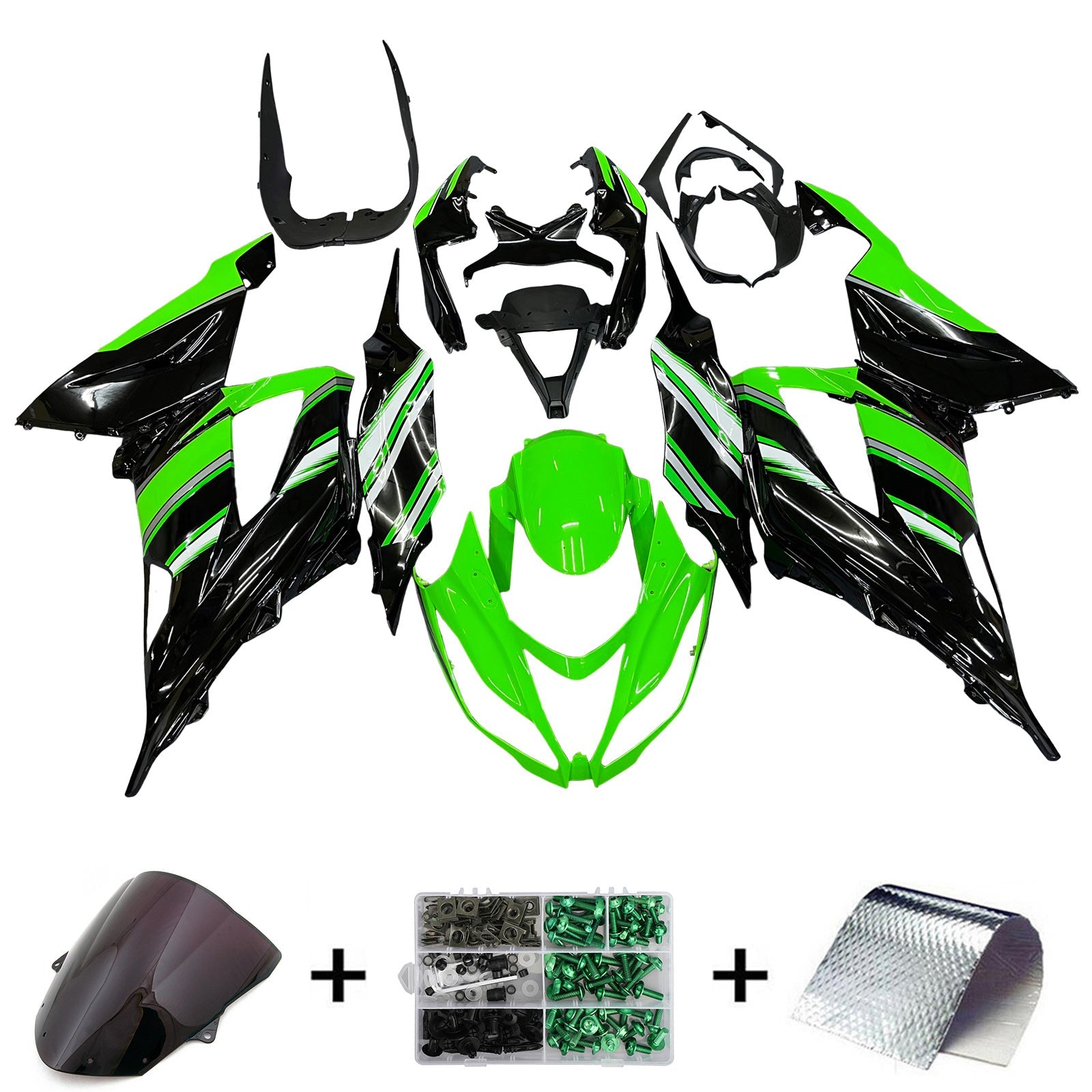 Kawasaki ZX6R 636 2013-2018 Fairing Kit Bodywork Plastic ABS