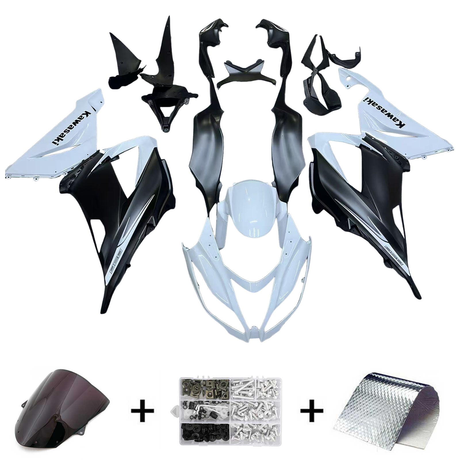 Kawasaki ZX6R 636 2013-2018 Fairing Kit Bodywork Plastic ABS