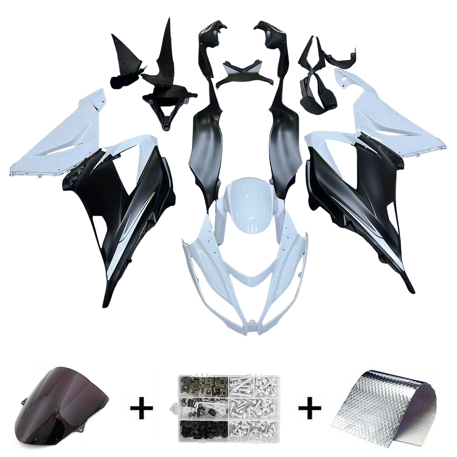 Kawasaki ZX6R 636 2013-2018 Fairing Kit Bodywork Plastic ABS