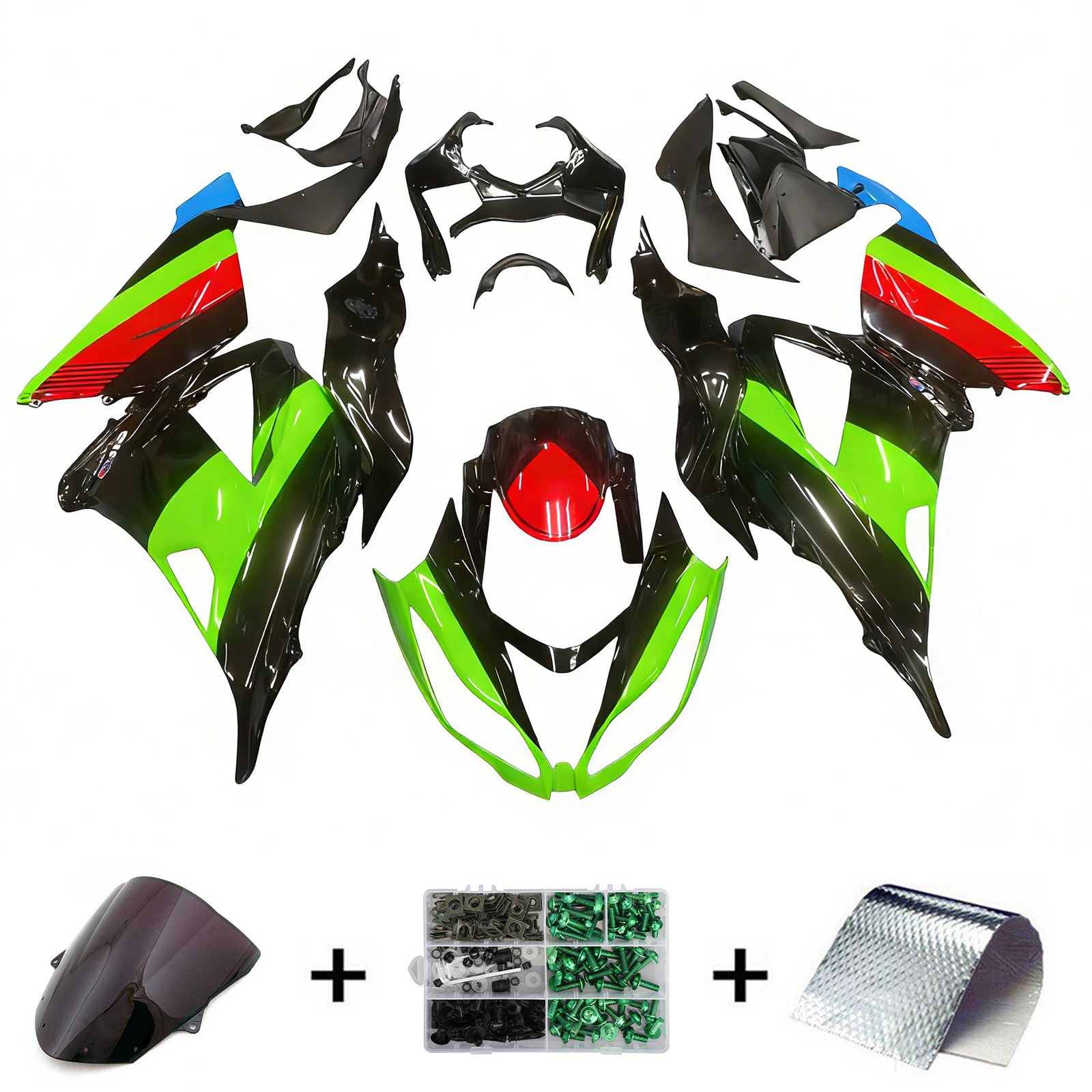 Kawasaki ZX6R 636 2013-2018 Fairing Kit Bodywork Plastic ABS
