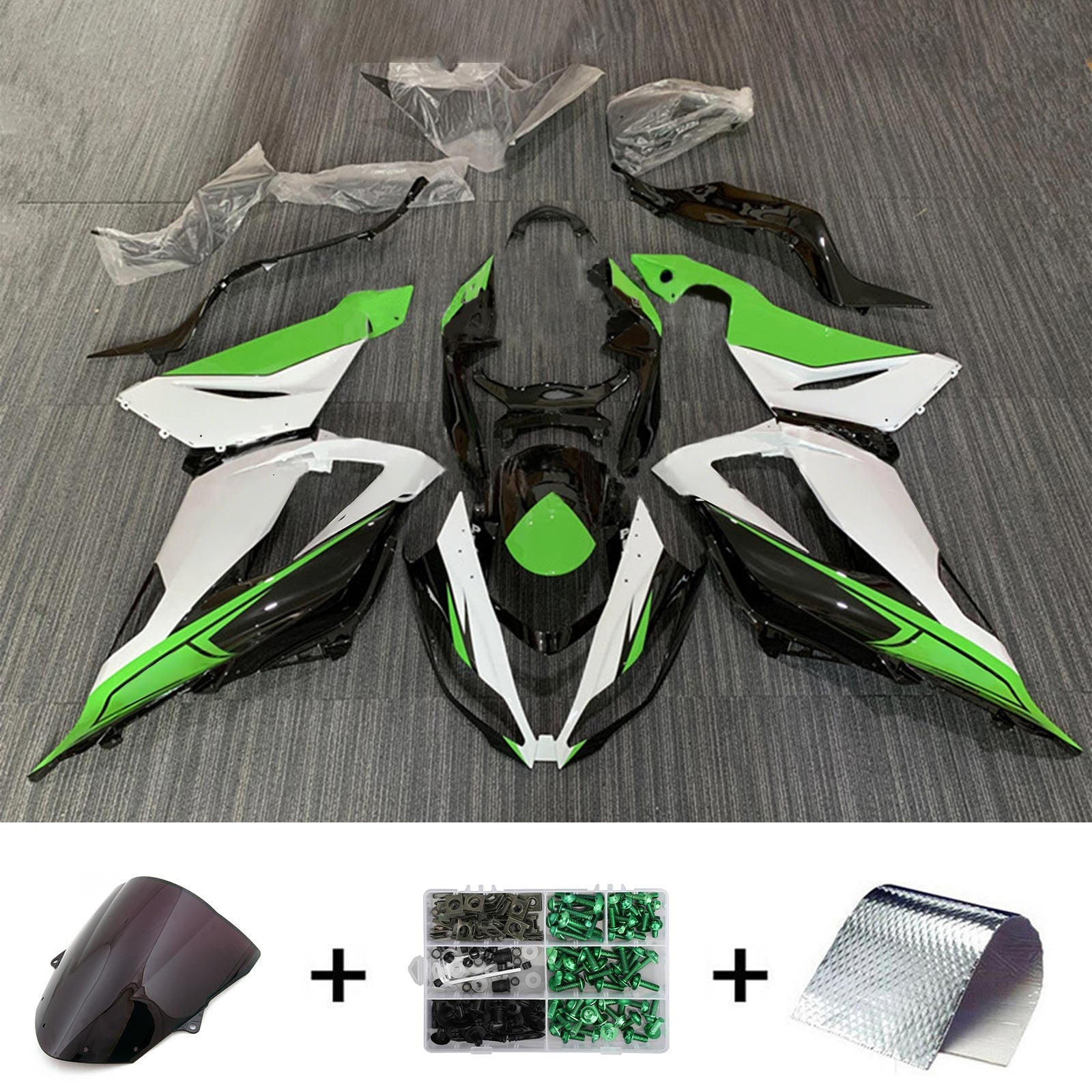 Kawasaki ZX6R 636 2013-2018 Fairing Kit Bodywork Plastic ABS