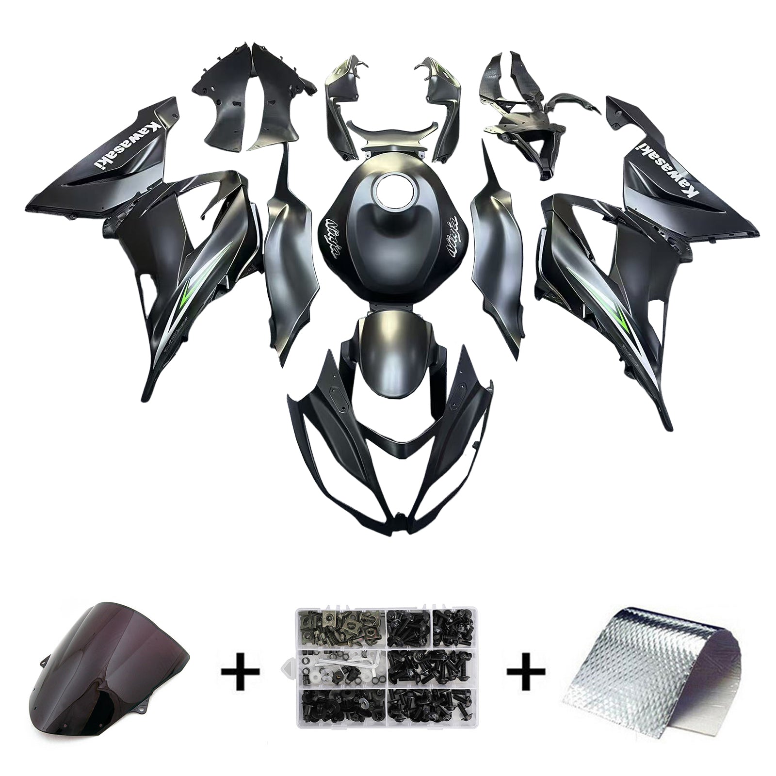 Kawasaki ZX6R 636 2013-2018 Fairing Kit Bodywork Plastic ABS