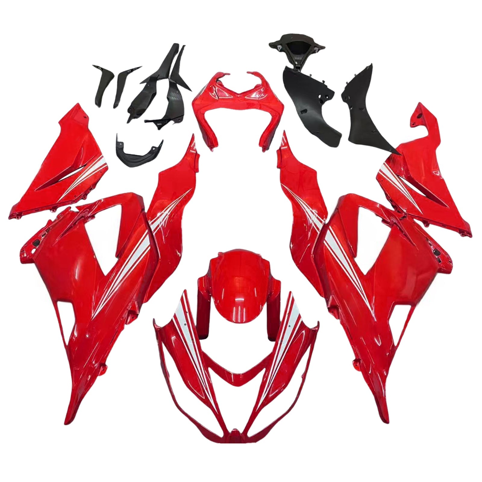 Kawasaki ZX6R 636 2013-2018 Fairing Kit Bodywork Plastic ABS