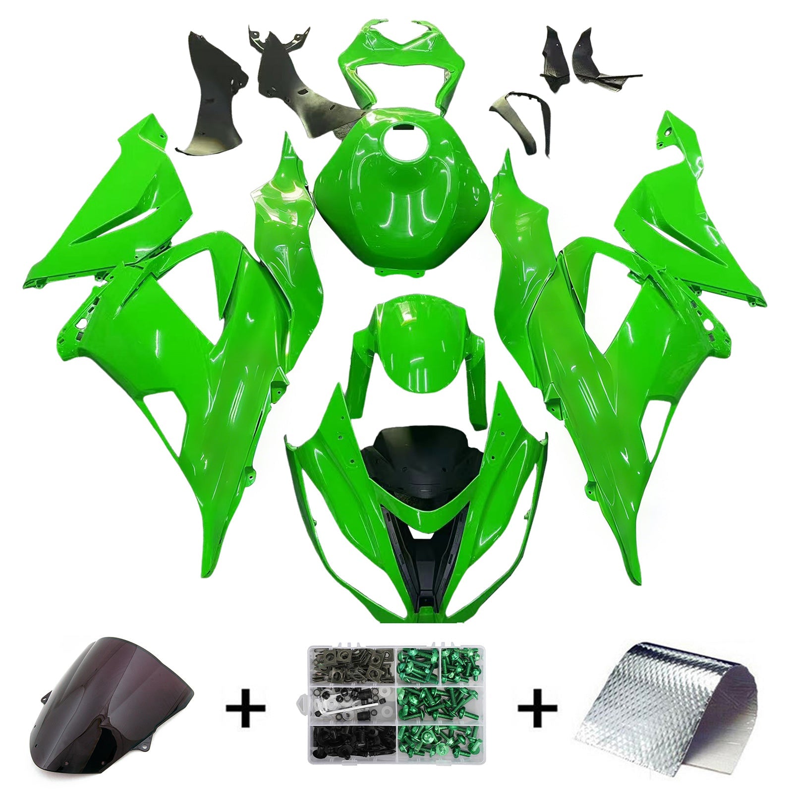 Kawasaki ZX6R 636 2013-2018 Fairing Kit Bodywork Plastic ABS