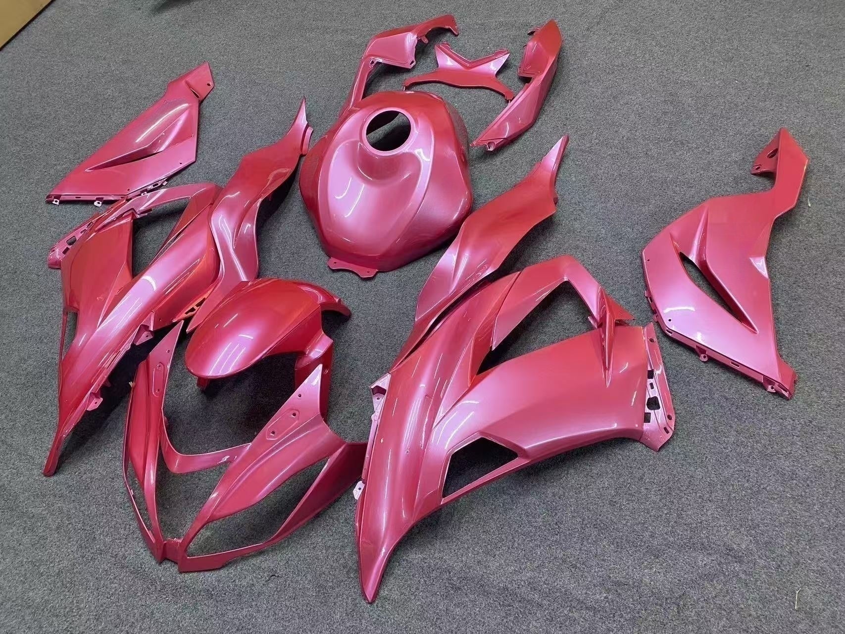 Injection Fairing Kit Bodywork Plastic ABS fit For Kawasaki ZX6R 636 2013-2018