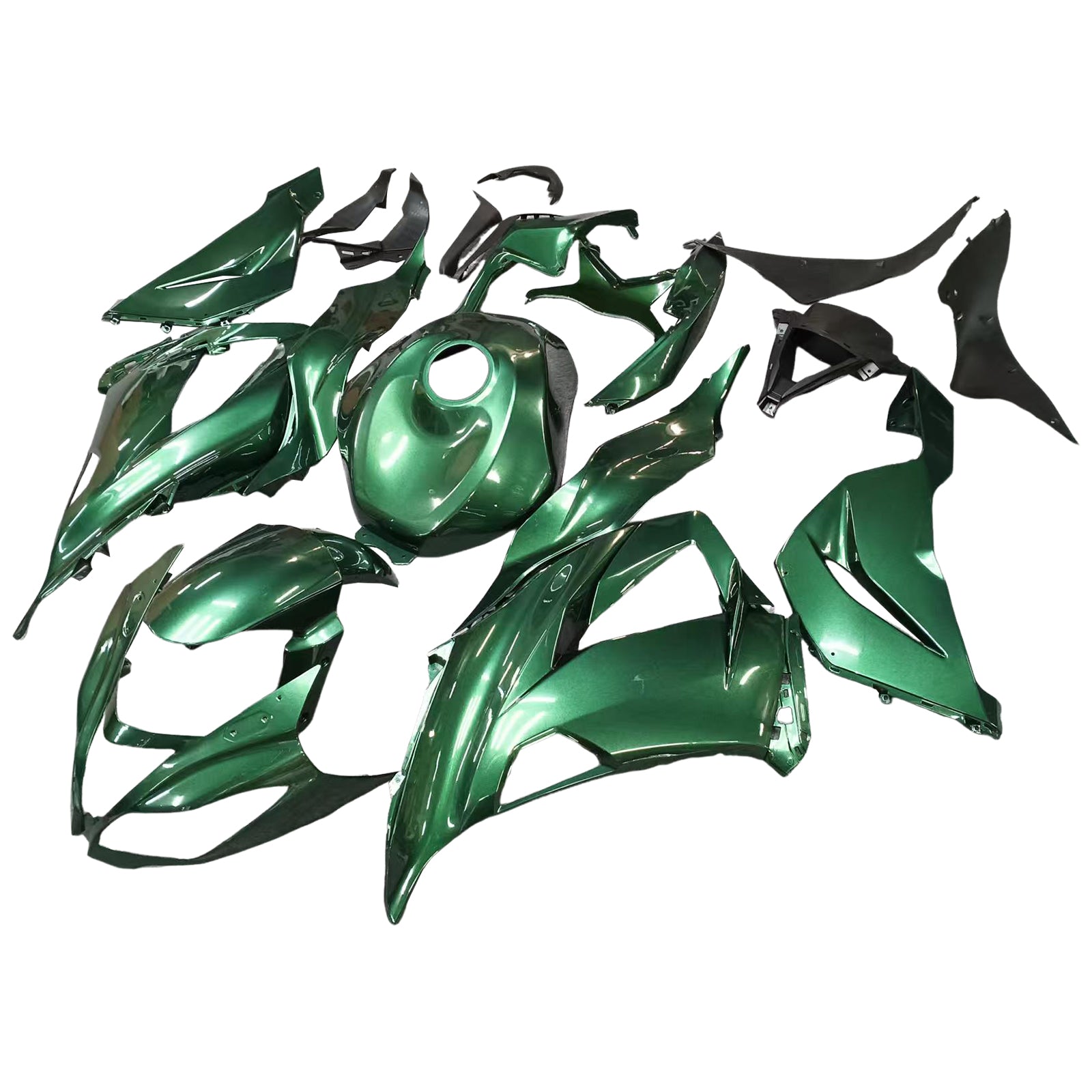 Injection Fairing Kit Bodywork Plastic ABS fit For Kawasaki ZX6R 636 2013-2018