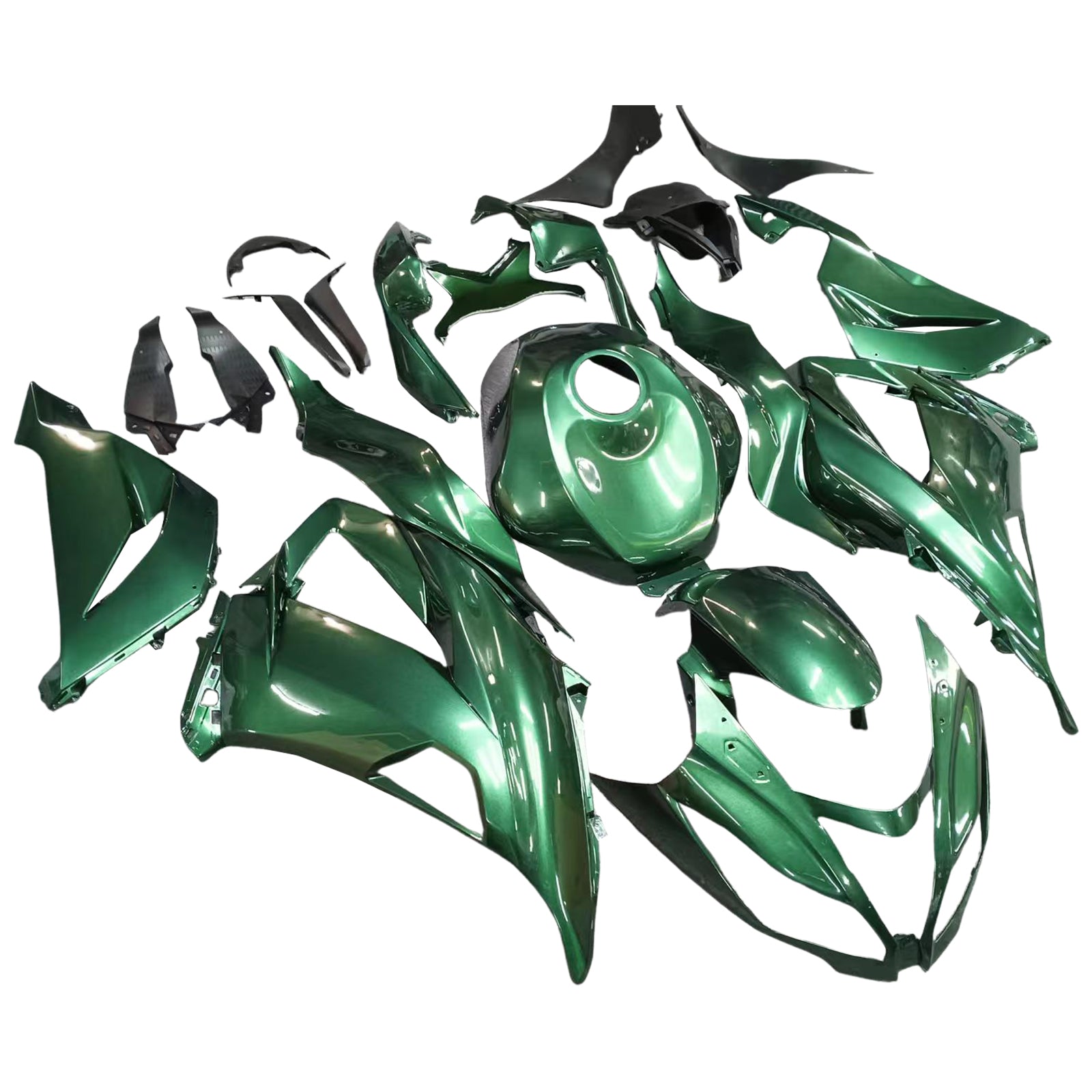 Injection Fairing Kit Bodywork Plastic ABS fit For Kawasaki ZX6R 636 2013-2018