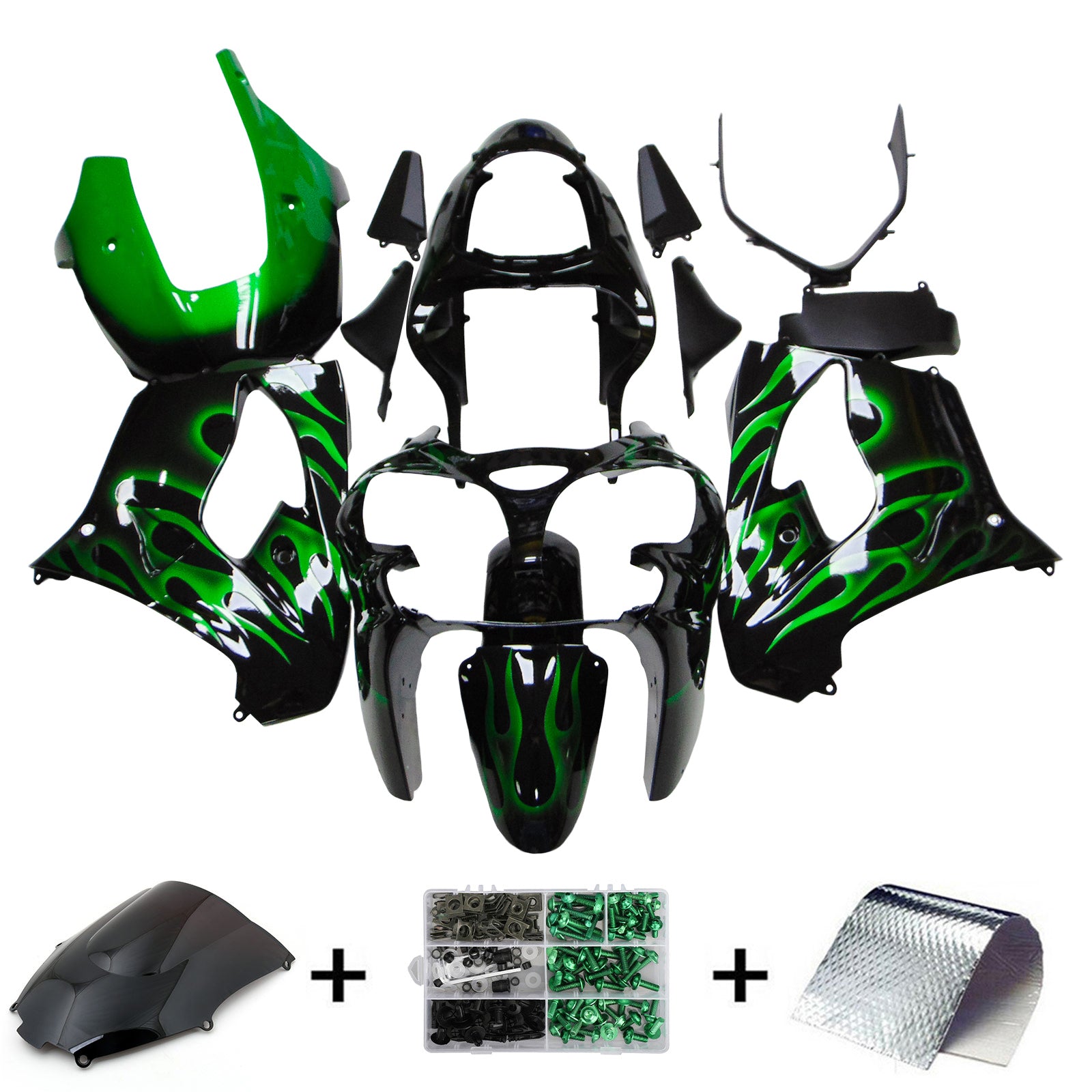 Fairing Kit For Kawasaki ZX9R 2000-2001 Generic