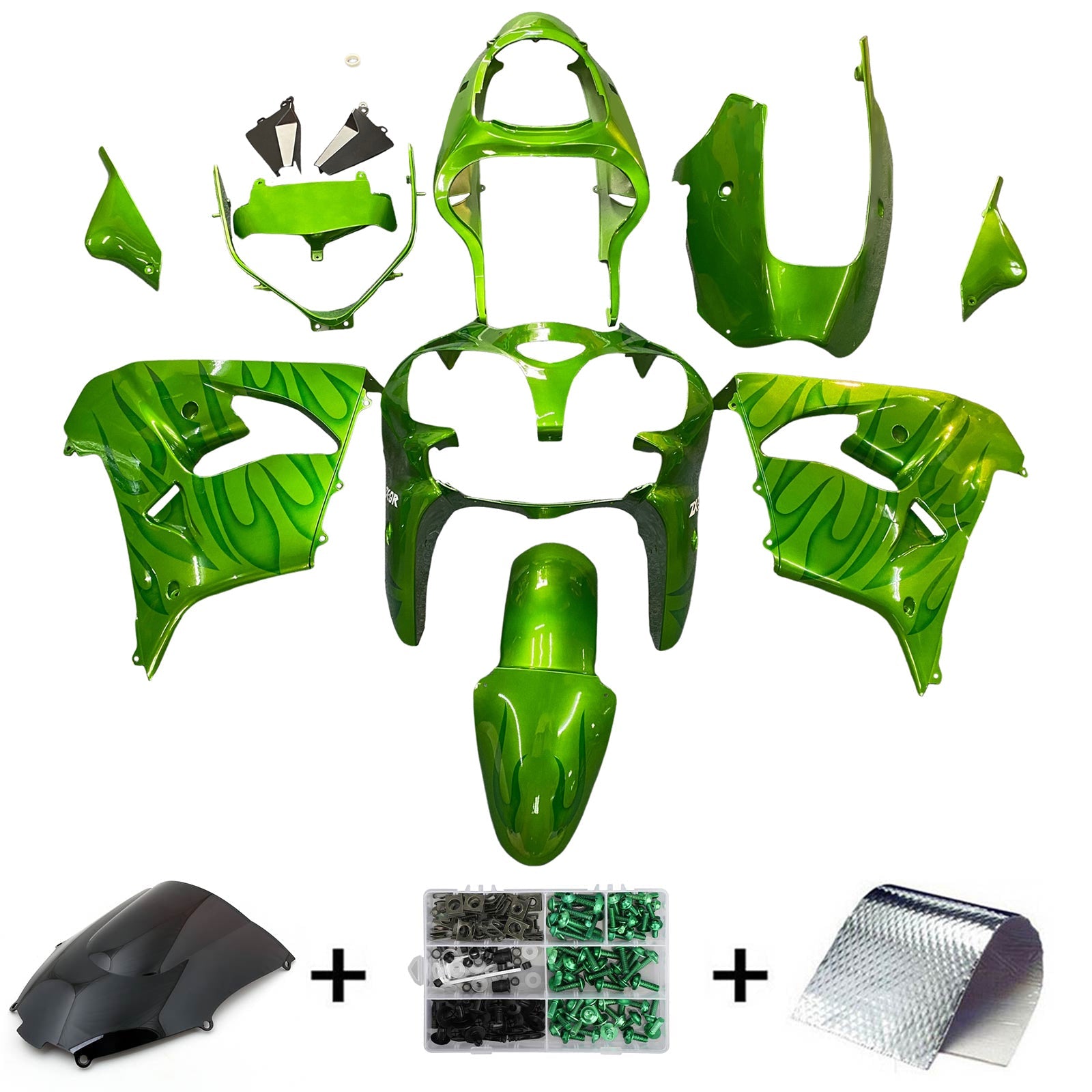 Fairing Kit For Kawasaki ZX9R 2000-2001 Generic