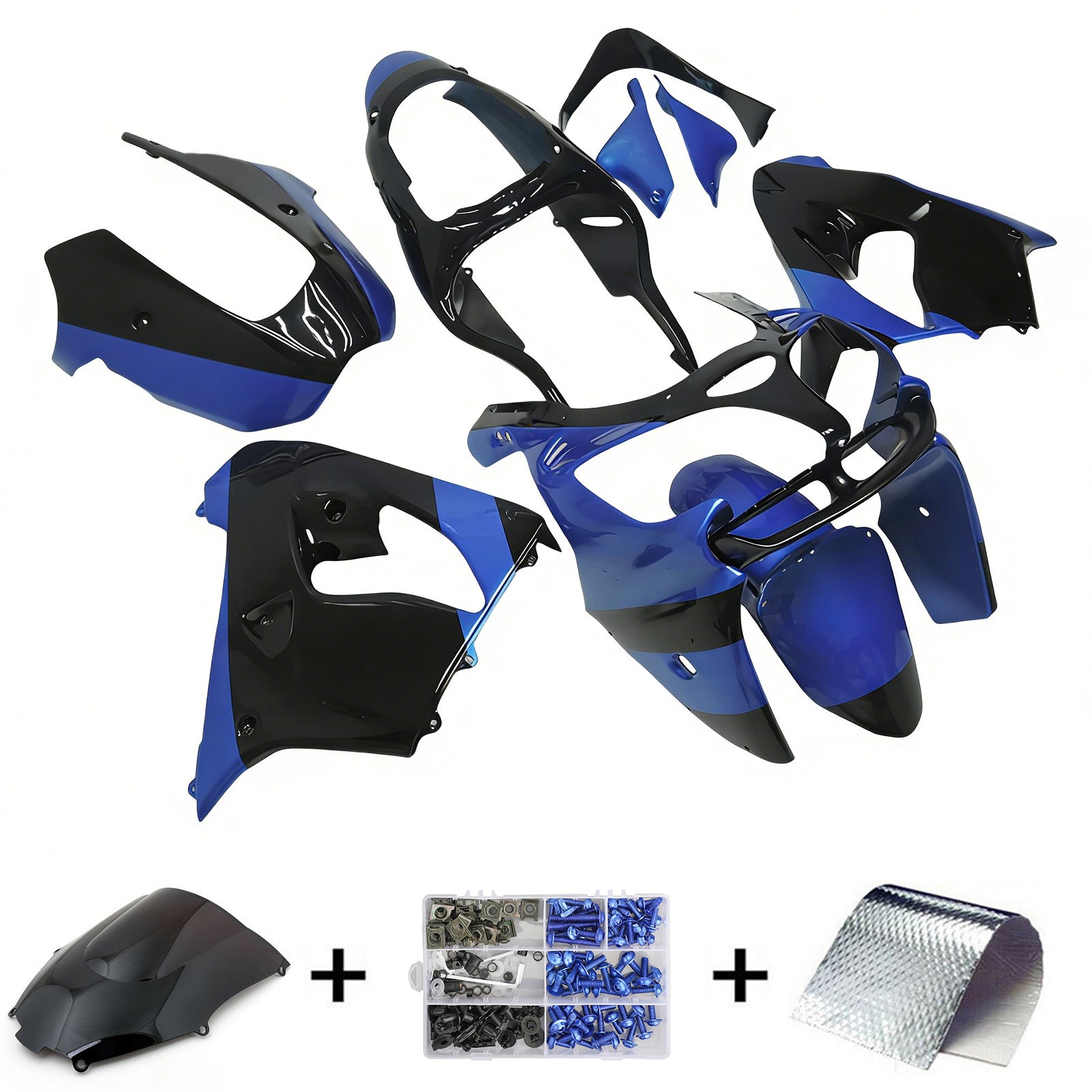 Kawasaki ZX9R 2000-2001 Fairing Kit Bodywork Plastic ABS