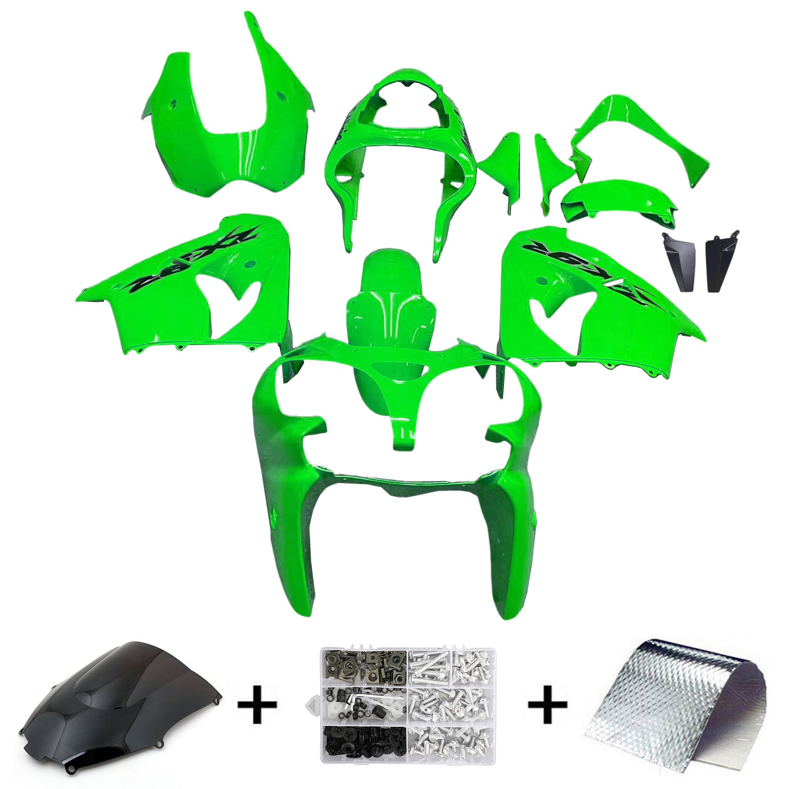 Kawasaki ZX9R 2000-2001 Fairing Kit Bodywork Plastic ABS