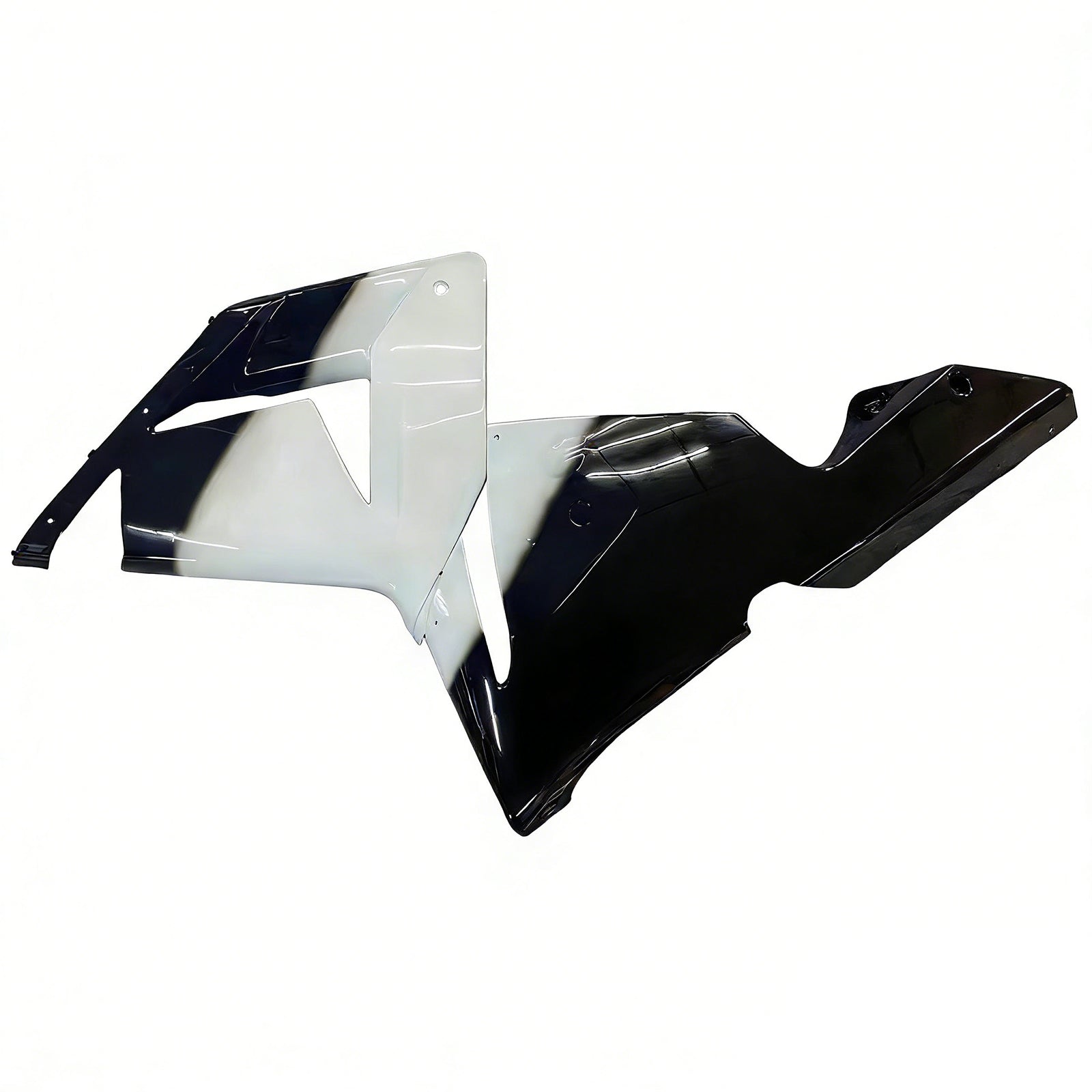 Fairings 2004-2005 Kawasaki ZX 10R Black White West Ninja