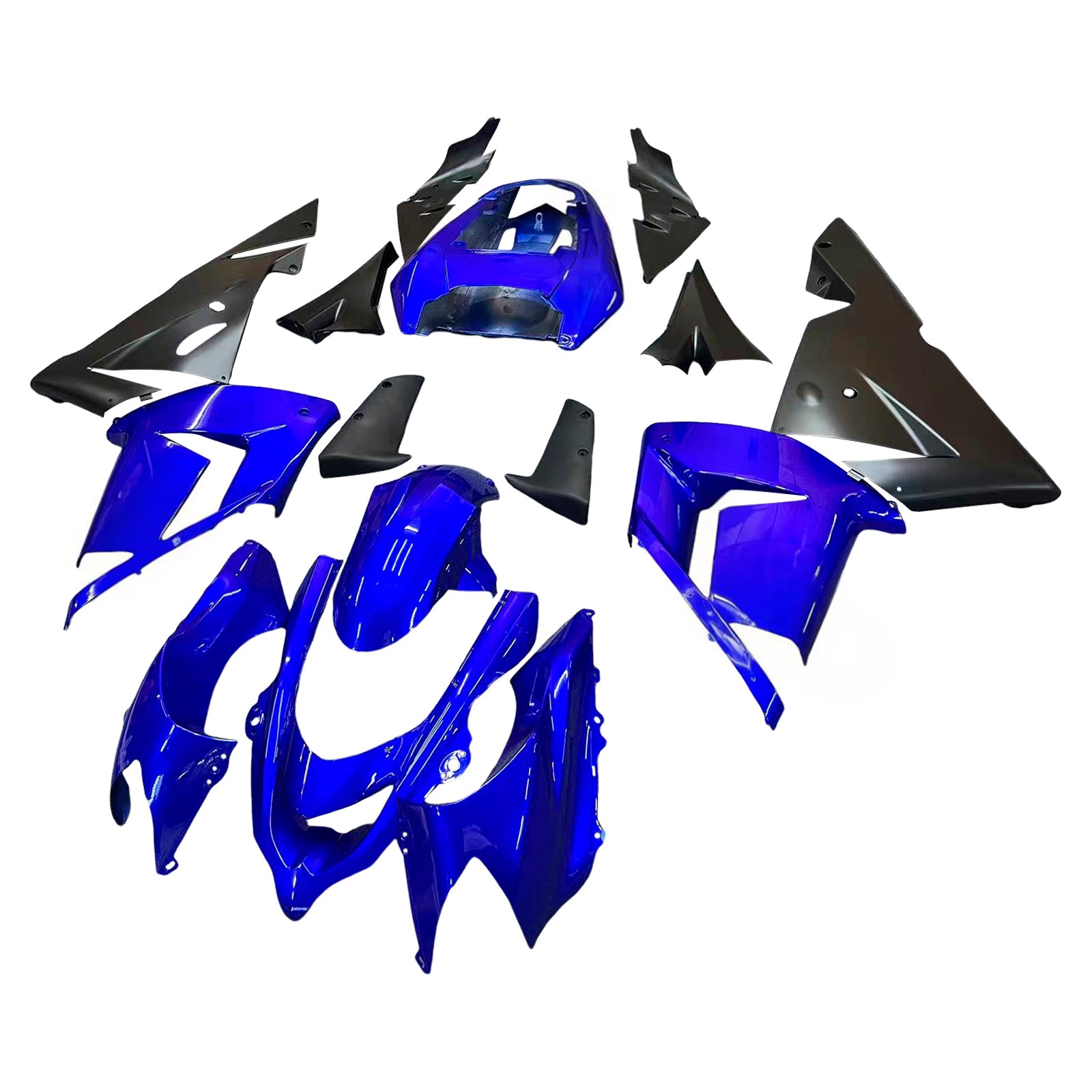 Fairings 2004-2005 Kawasaki ZX 10R Blue Black Ninja Generic