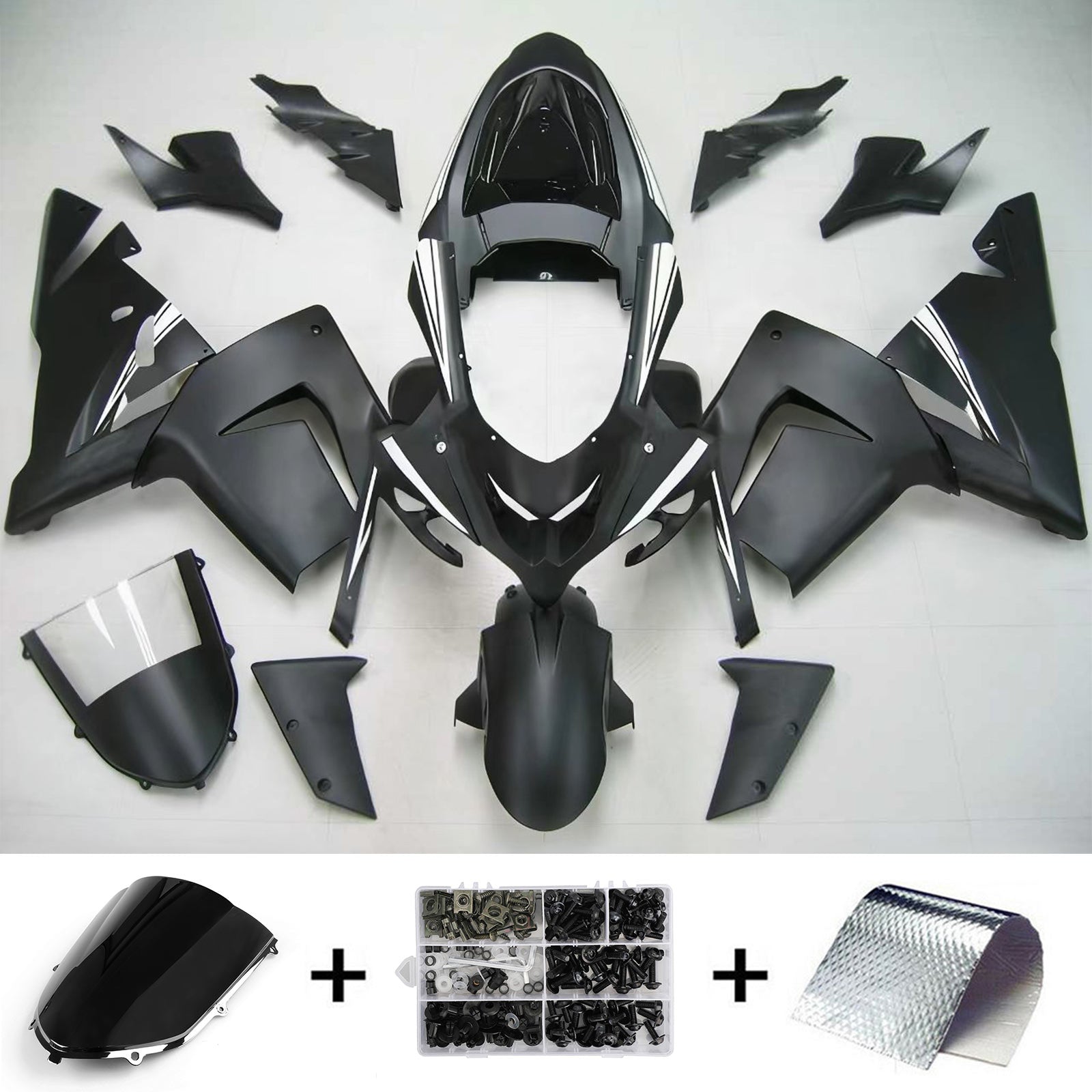 Kit Carenado Para Kawasaki ZX10R 2004-2005 Genérico