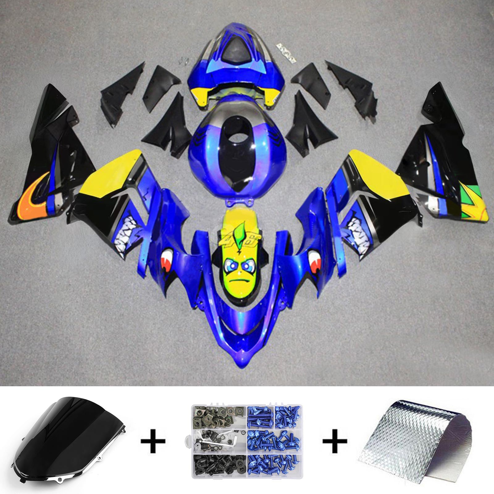 Kawasaki ZX10R 2004-2005 Fairing Kit Bodywork Plastic ABS