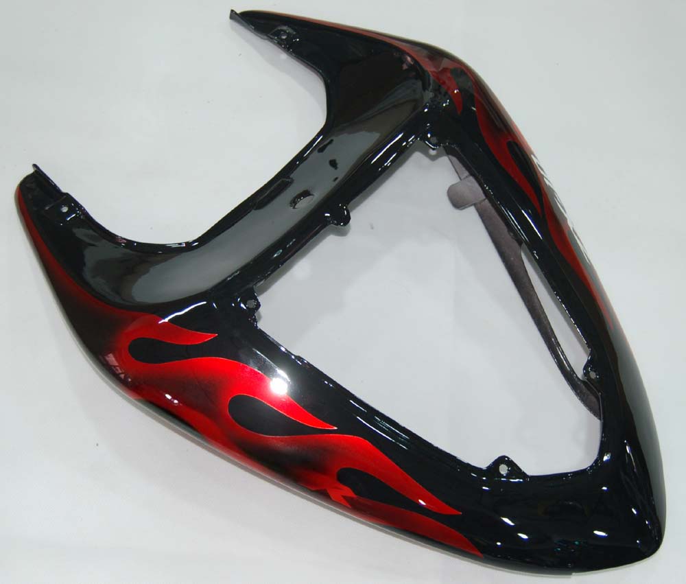 Fairings 2006-2007 Kawasaki ZX 10R Black & Red Flame Ninja Generic