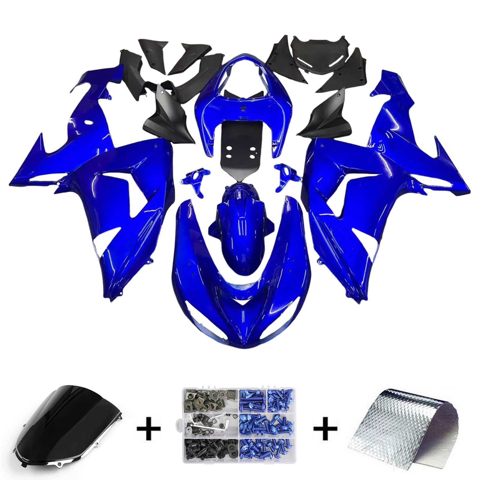 Fairings 2006-2007 Kawasaki ZX 10R Blue Ninja Generic
