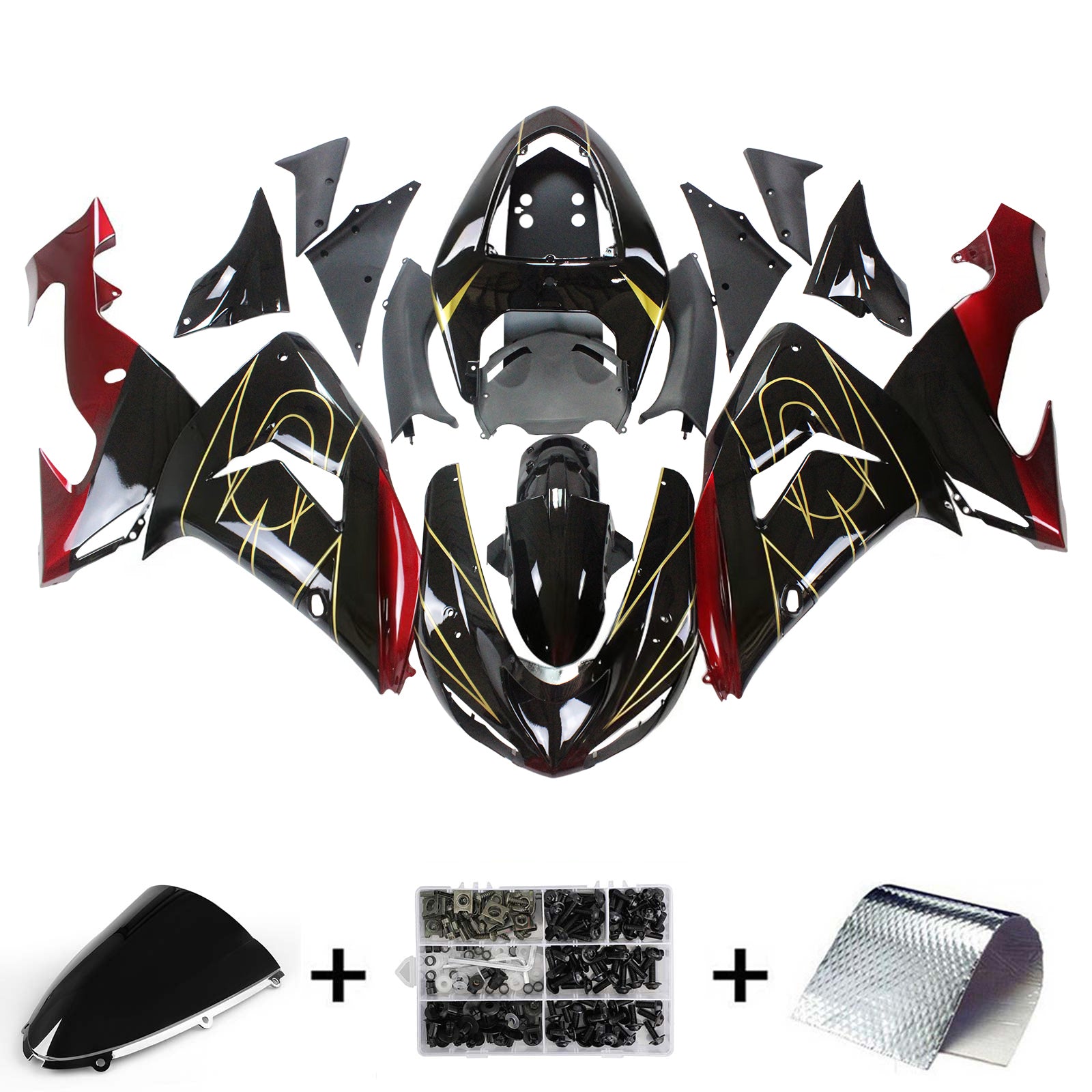 Fairing Kit For Kawasaki ZX10R 2006-2007 Generic