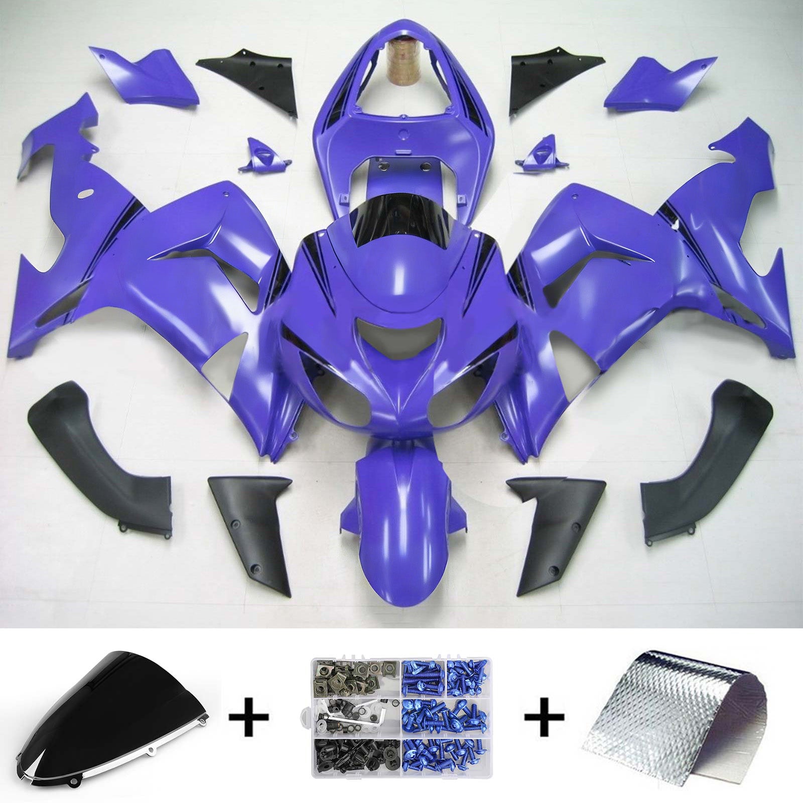 Kit Carenado Para Kawasaki ZX10R 2006-2007 Genérico