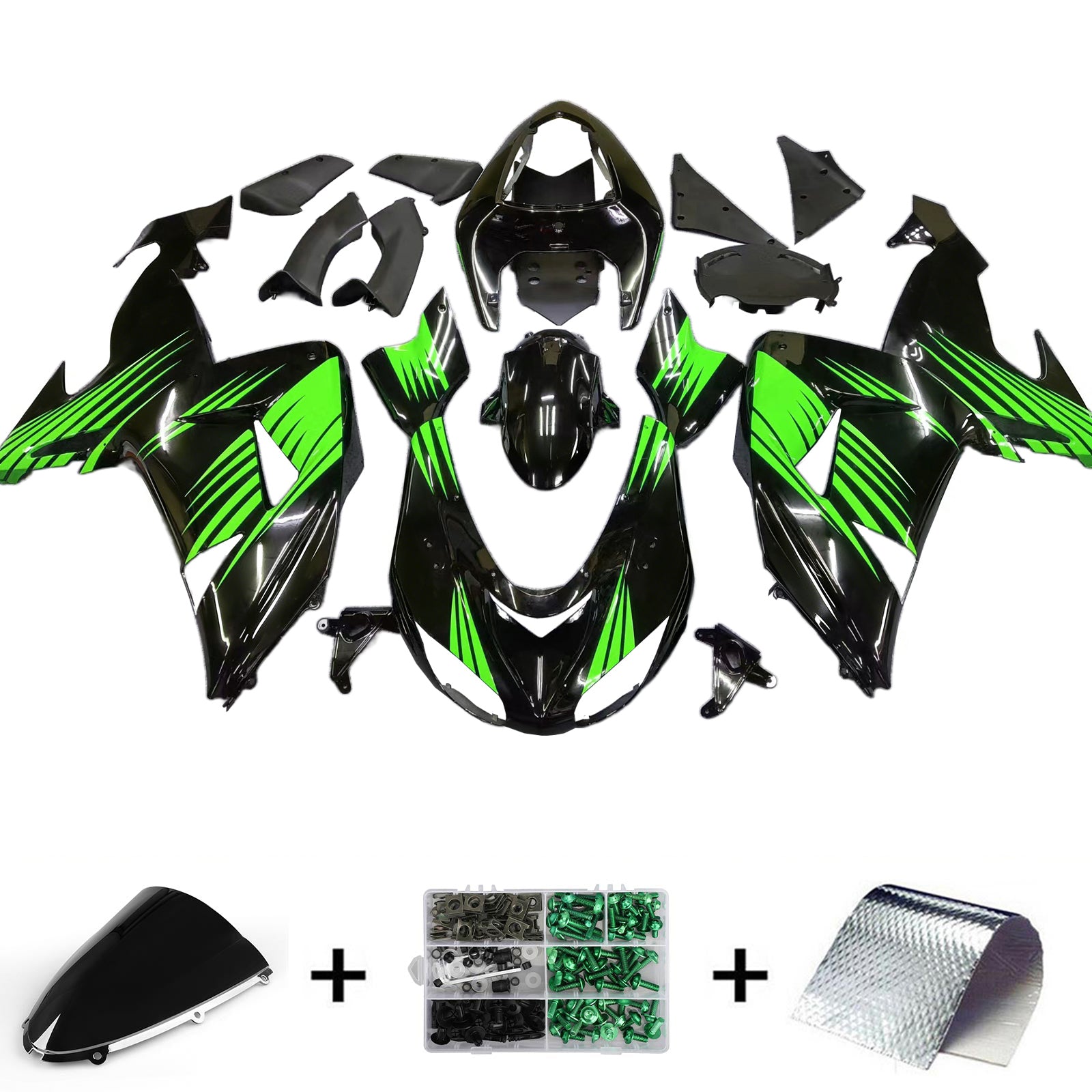 Kawasaki ZX10R 2006-2007 Fairing Kit Bodywork Plastic ABS