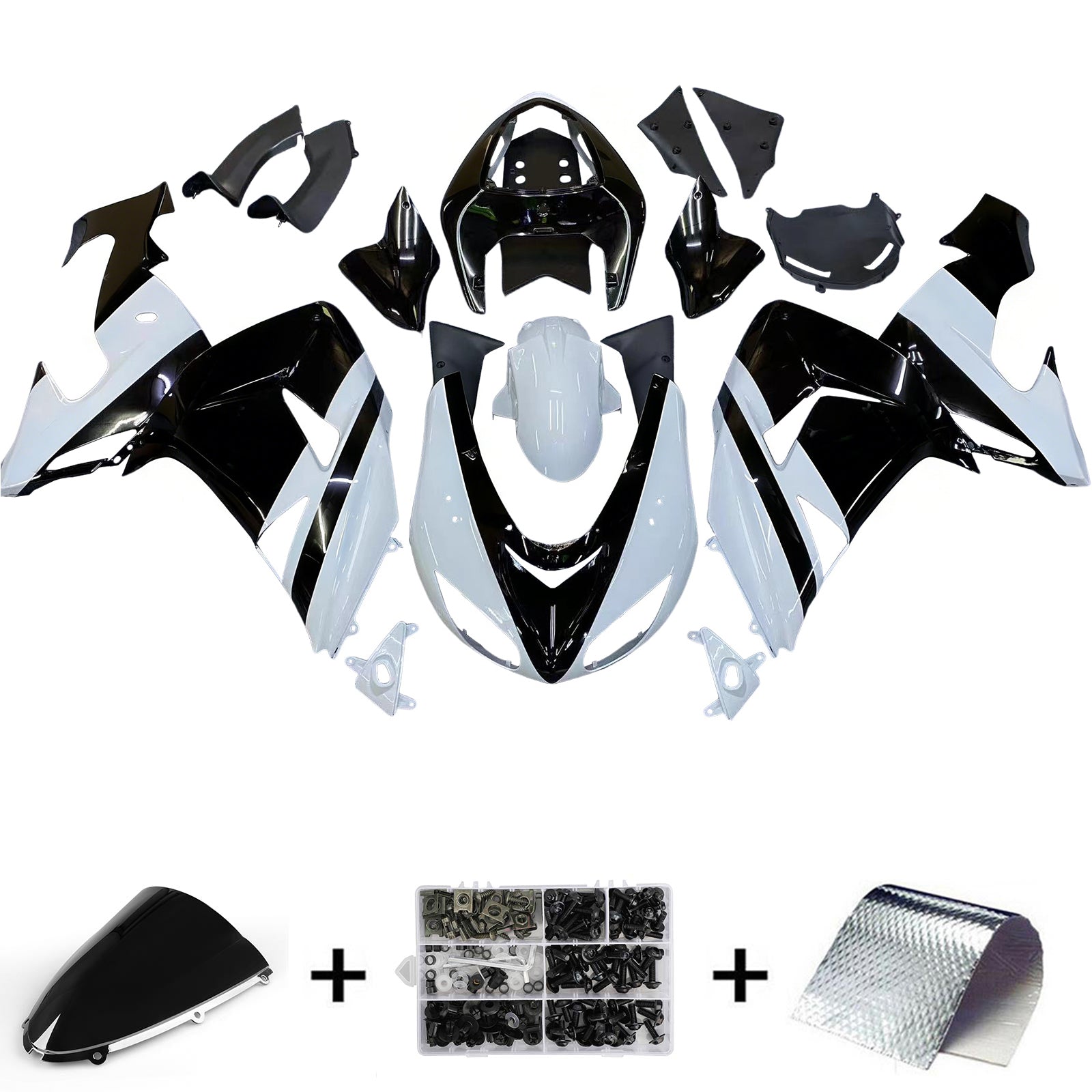 Kawasaki ZX10R 2006-2007 Fairing Kit Bodywork Plastic ABS