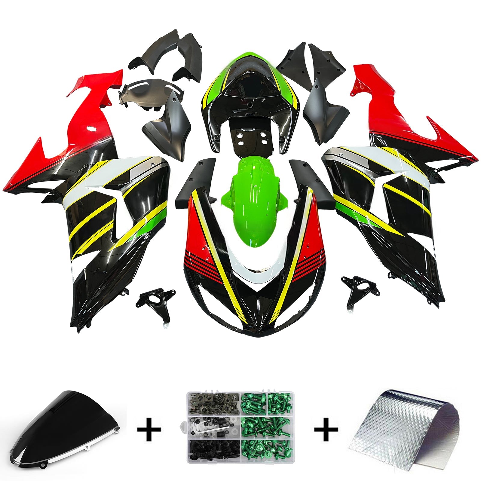 Kawasaki ZX10R 2006-2007 Fairing Kit Bodywork Plastic ABS