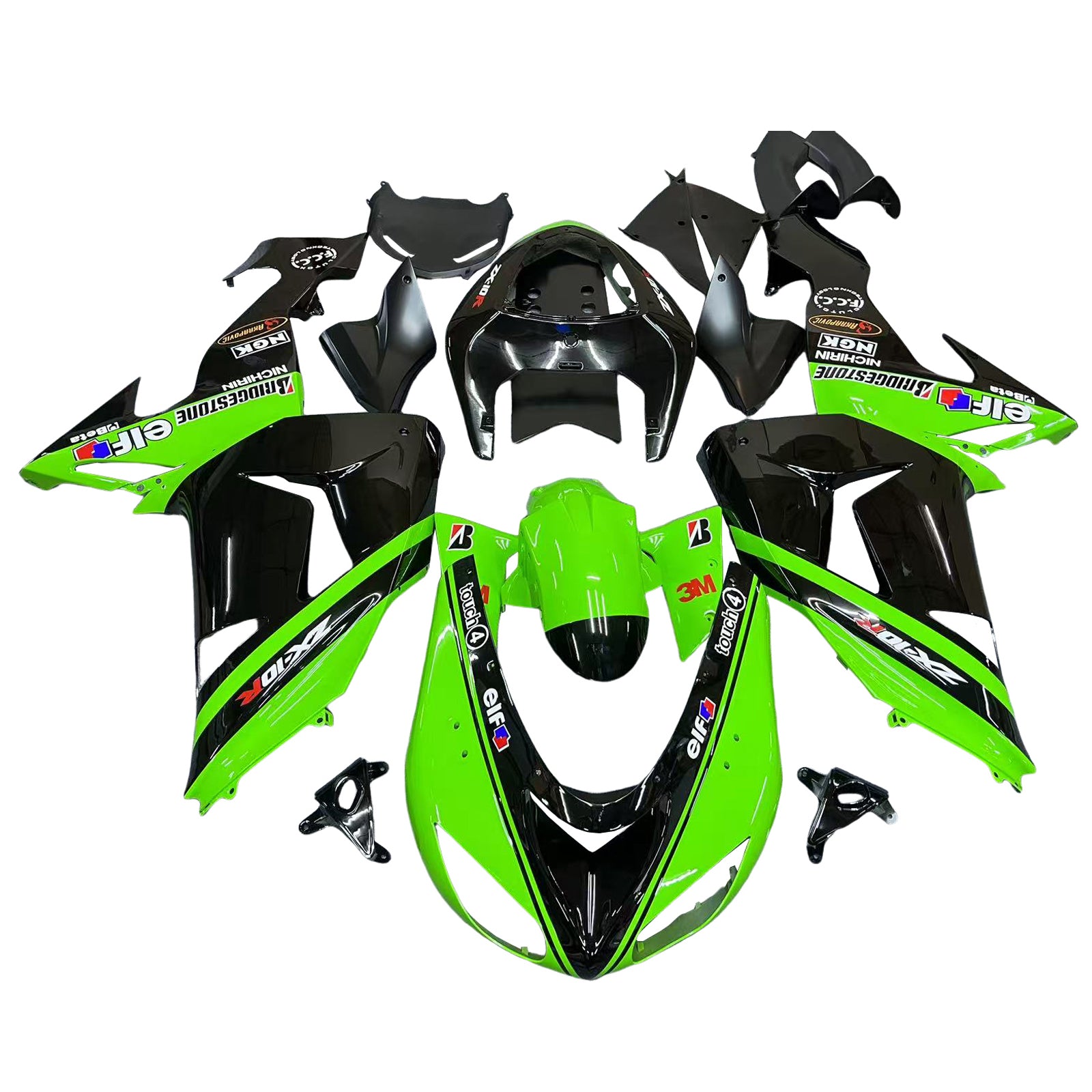 Kawasaki ZX10R 2006-2007 Fairing Kit Bodywork Plastic ABS