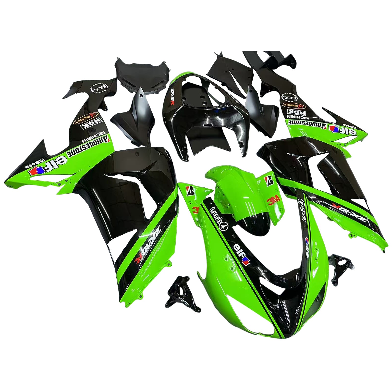 Kawasaki ZX10R 2006-2007 Fairing Kit Bodywork Plastic ABS