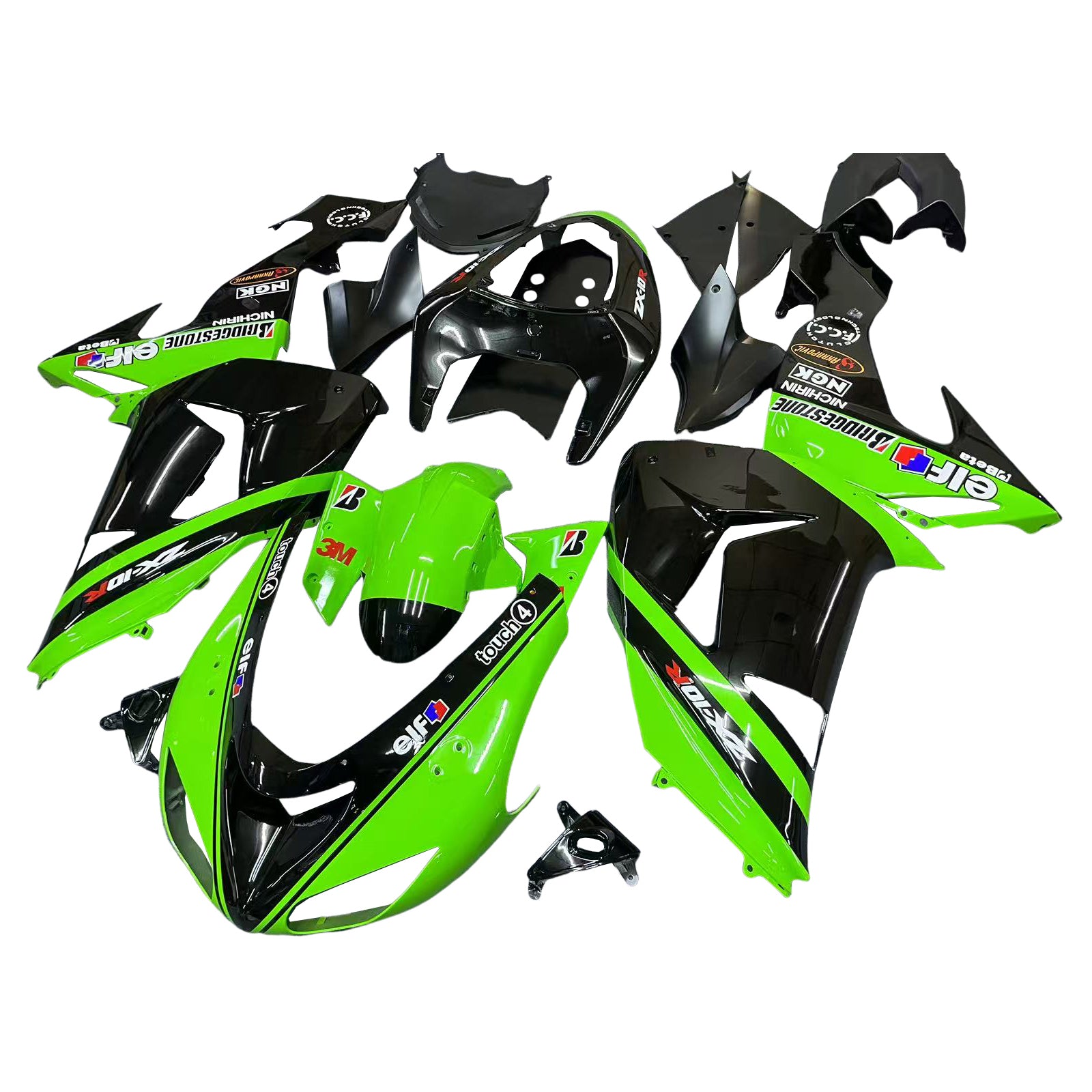 Kawasaki ZX10R 2006-2007 Fairing Kit Bodywork Plastic ABS