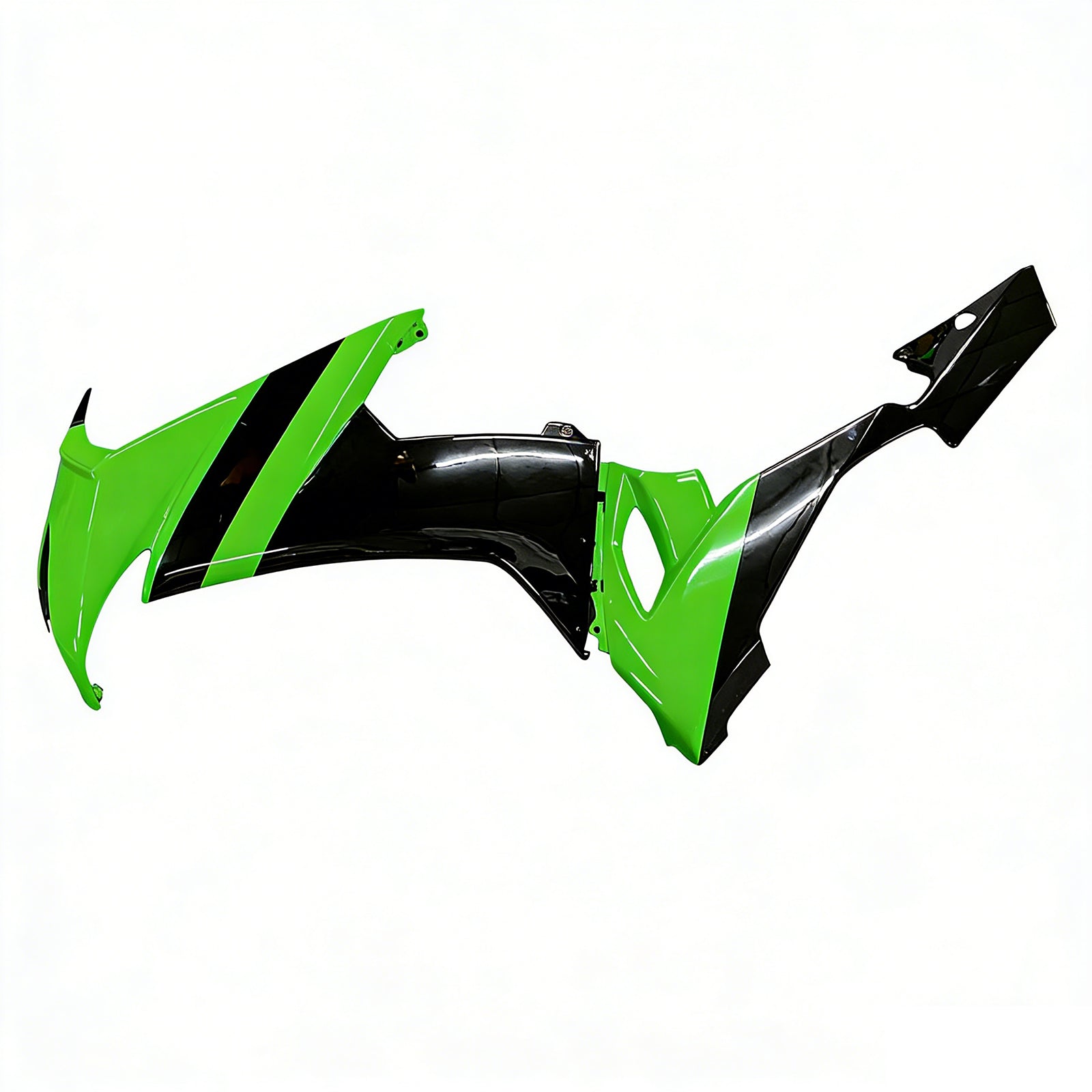 Fairings 2008-2010 Kawasaki ZX10R Green Black ZX10R Generic