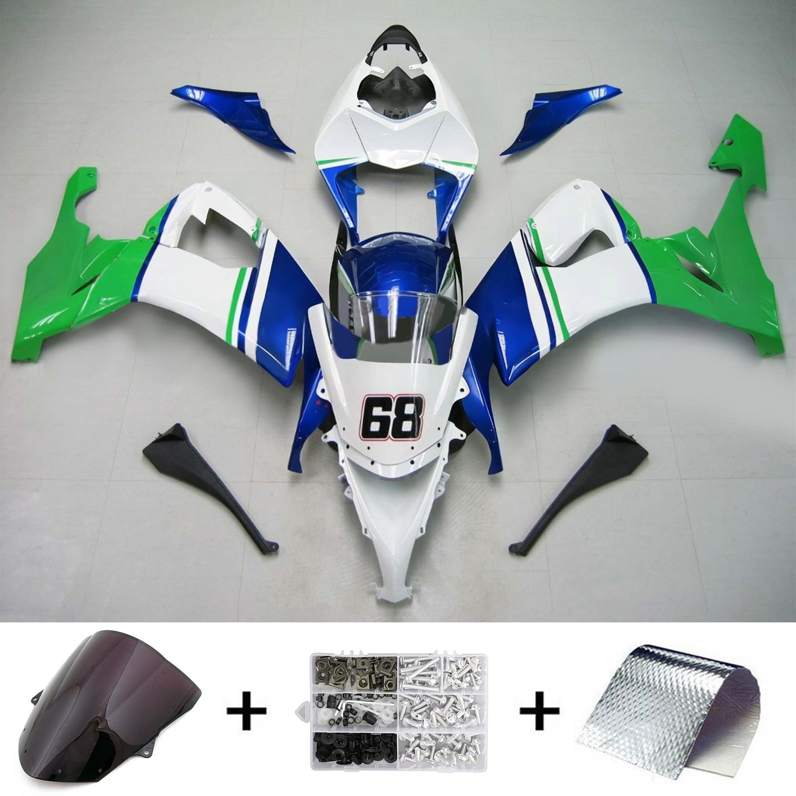 Fairing Kit For Kawasaki ZX10R 2008-2010 Generic