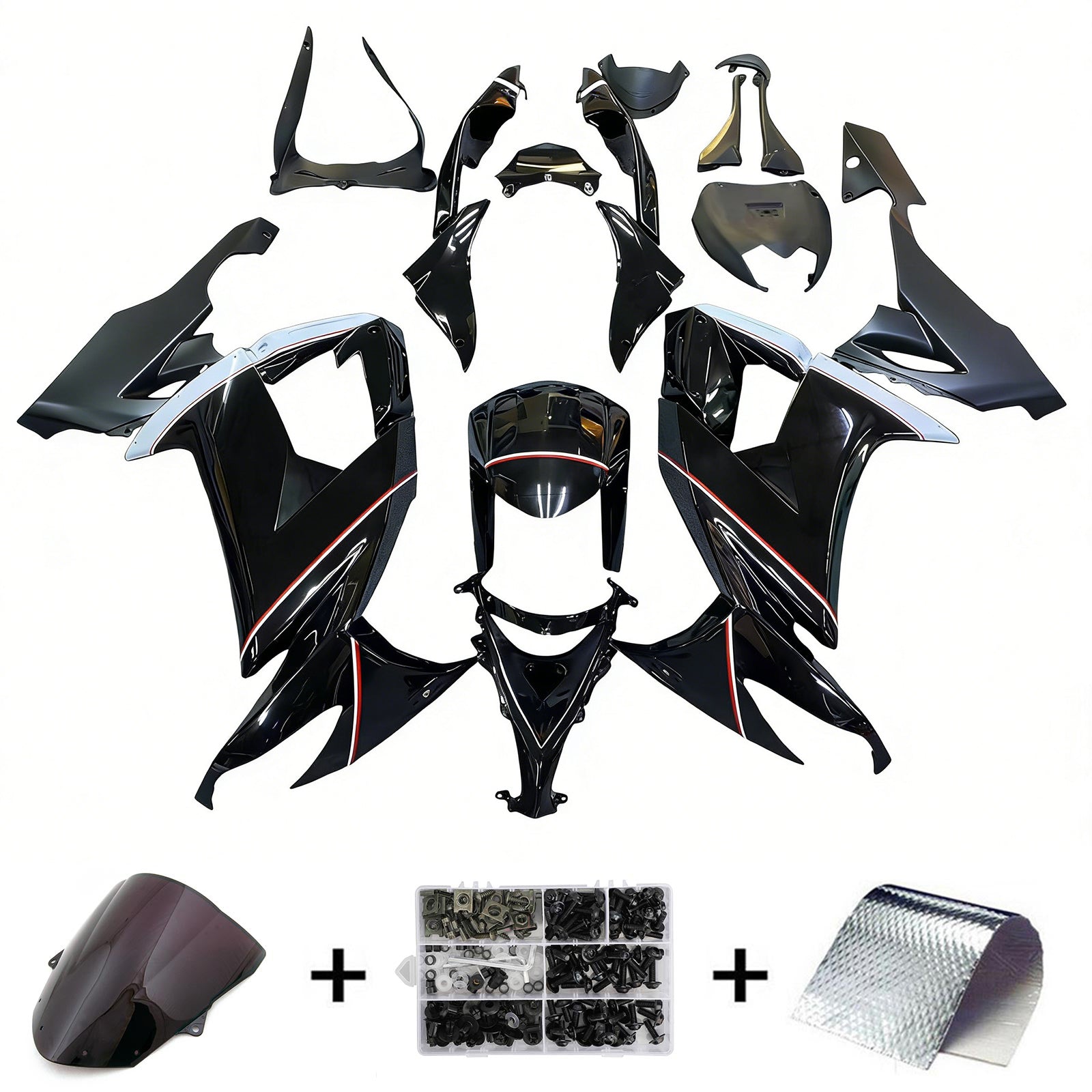 Kawasaki ZX10R 2008-2010 Fairing Kit Bodywork Plastic ABS