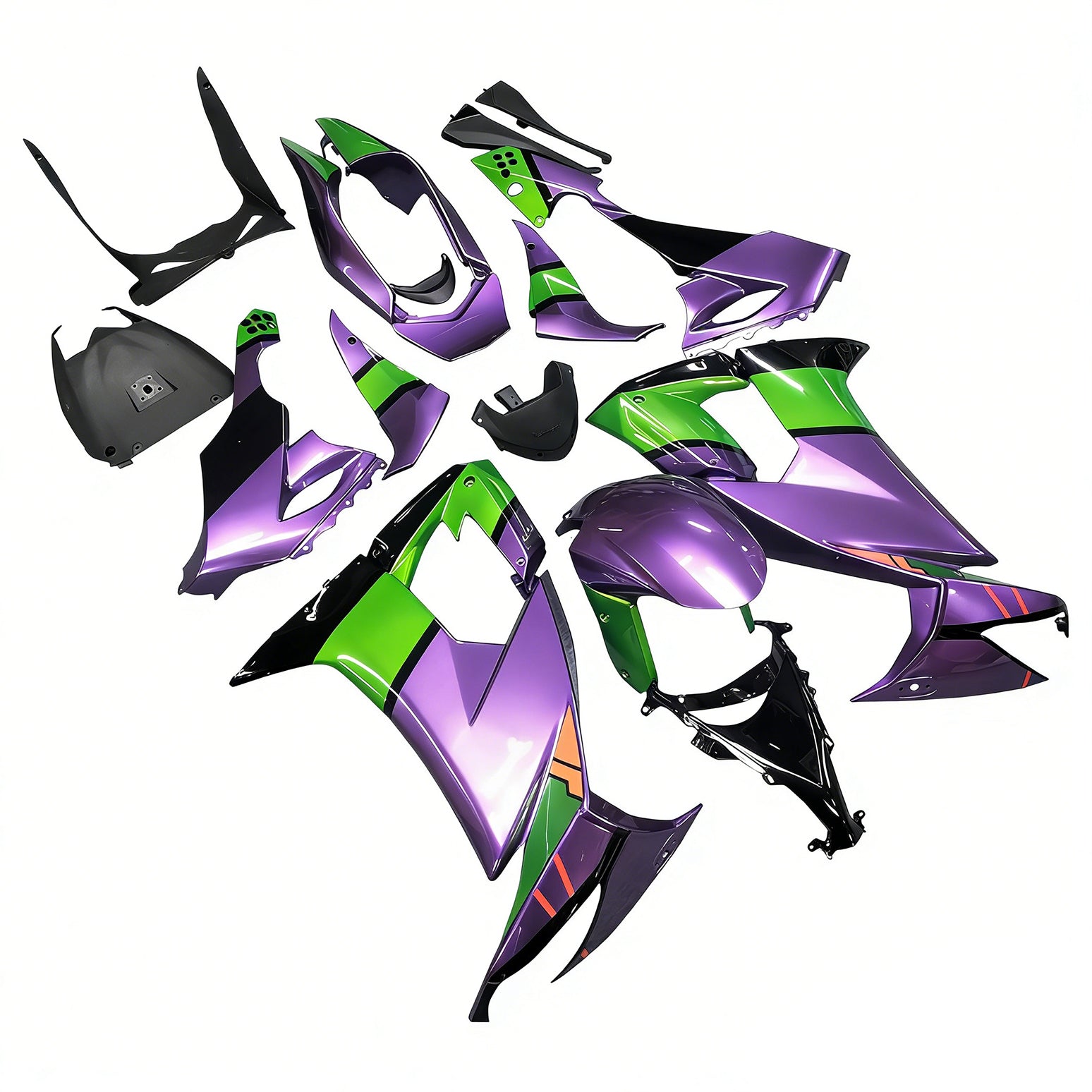 Kawasaki ZX10R 2008-2010 Fairing Kit Bodywork Plastic ABS