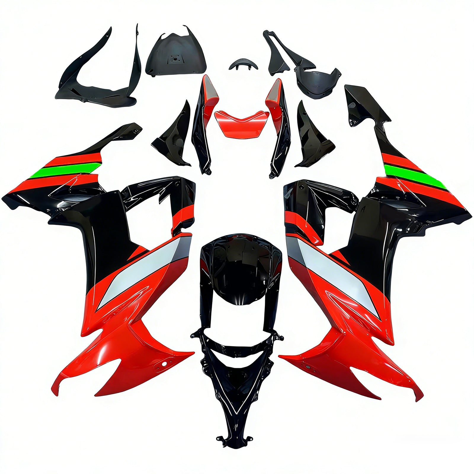 Kawasaki ZX10R 2008-2010 Fairing Kit Bodywork Plastic ABS