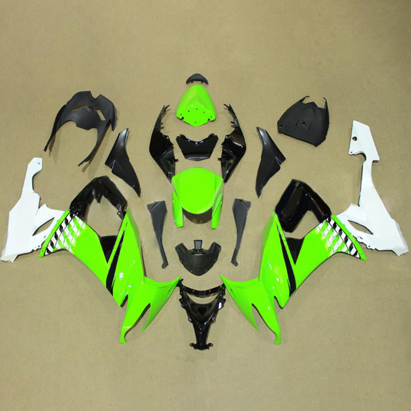 Kawasaki ZX10R 2008-2010 Fairing Kit Bodywork Plastic ABS