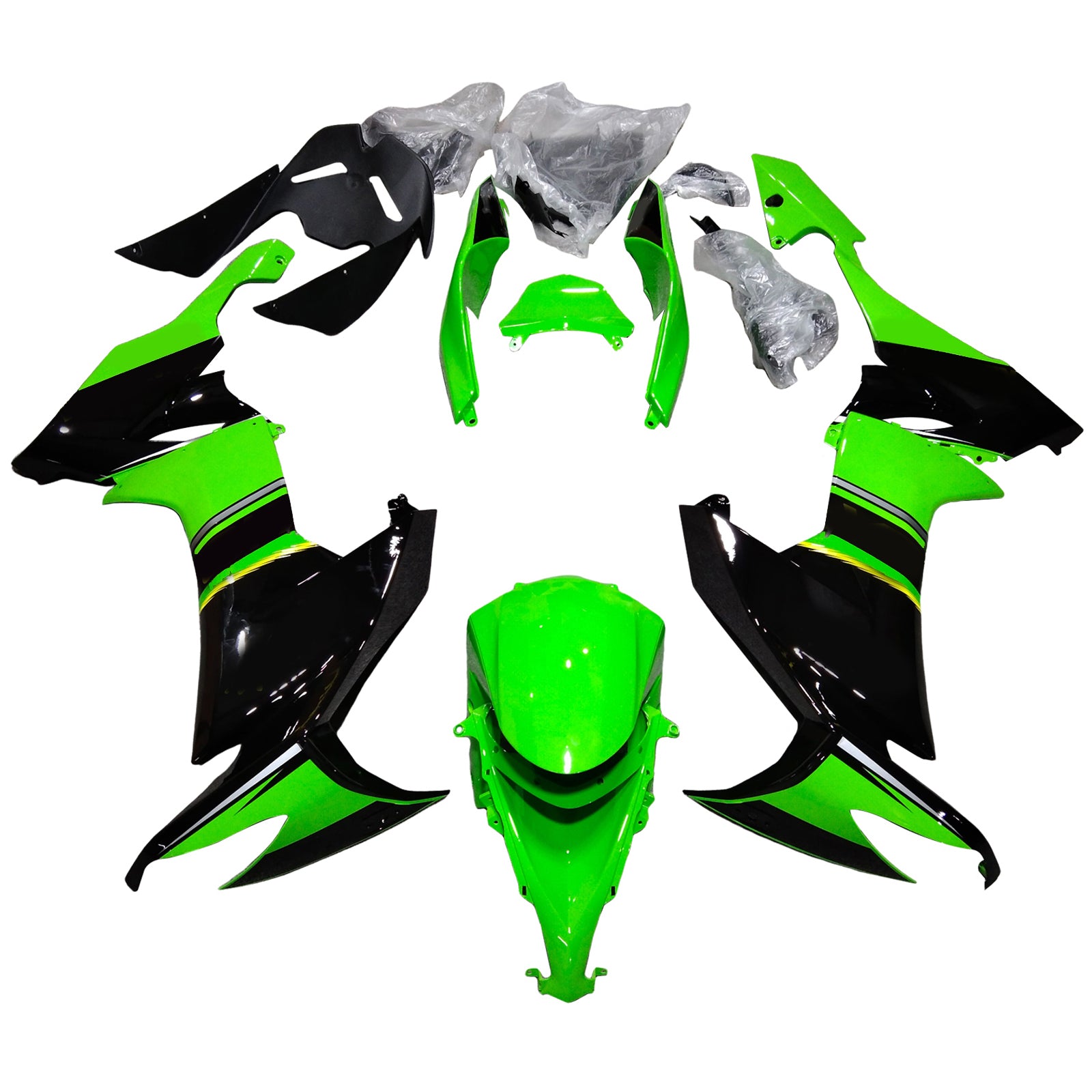 Kawasaki ZX10R 2008-2010 Fairing Kit Bodywork Plastic ABS