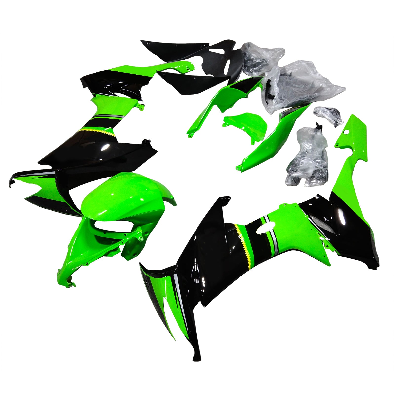 Kawasaki ZX10R 2008-2010 Fairing Kit Bodywork Plastic ABS