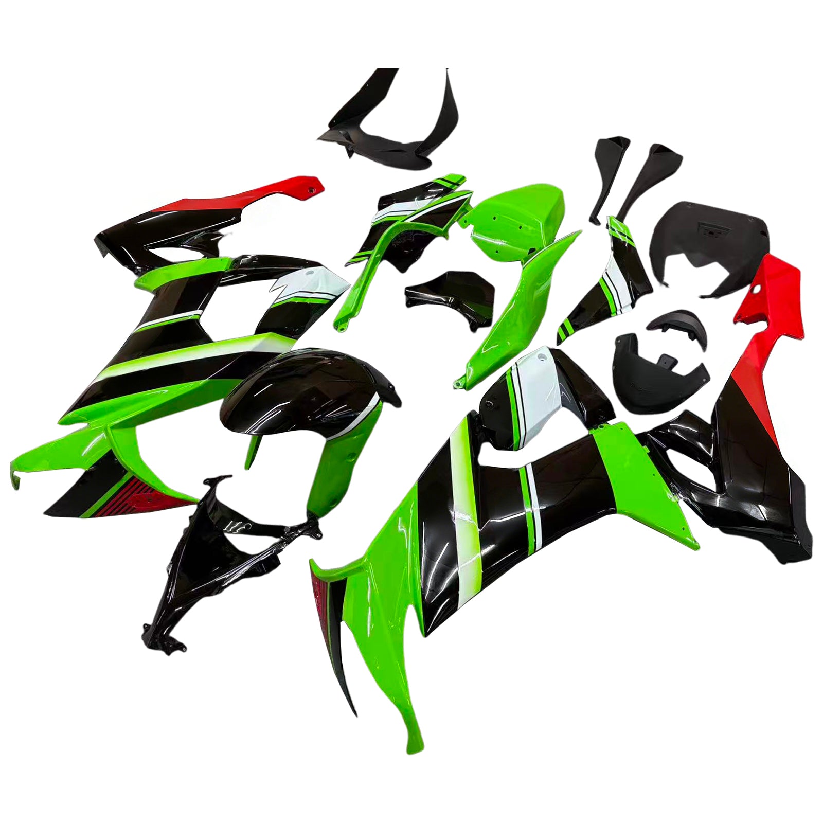 Kawasaki ZX10R 2008-2010 Fairing Kit Bodywork Plastic ABS