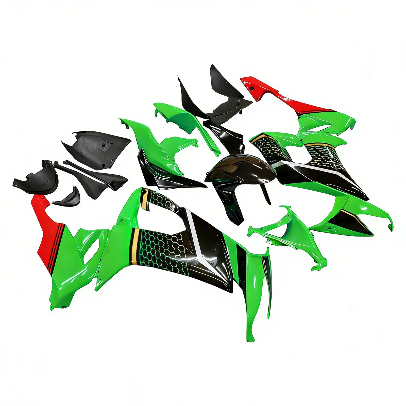 Kawasaki ZX10R 2008-2010 Fairing Kit Bodywork Plastic ABS