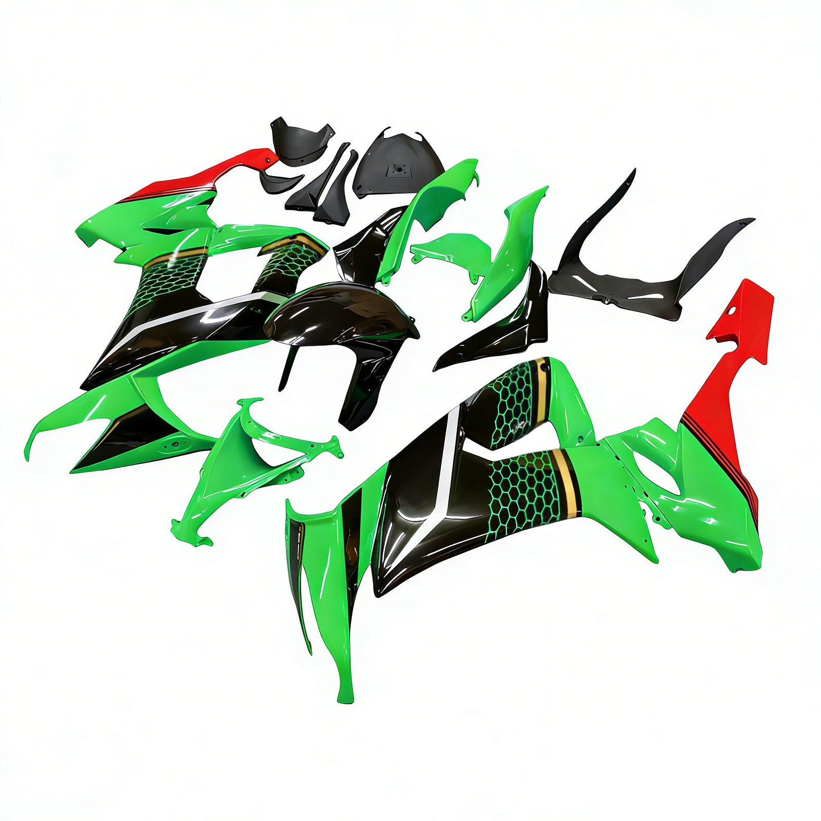 Kawasaki ZX10R 2008-2010 Fairing Kit Bodywork Plastic ABS